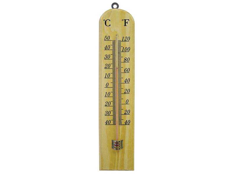 Faithfull FAITHWOODSM Wall Thermometer - Wood 260mm Price Comparisons | Compare The Build