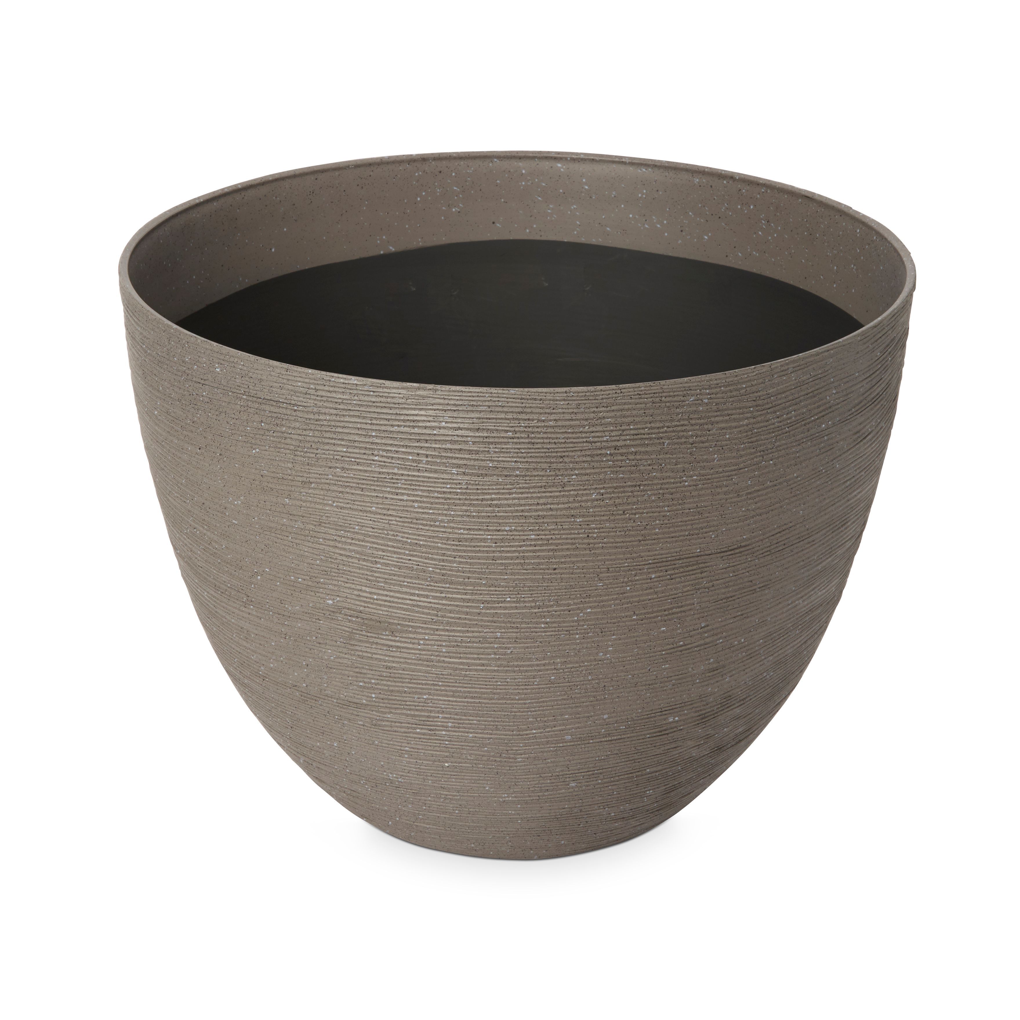 Blooma Momoka Grey Plastic Round Plant Pot (Dia)40Cm Price Comparisons | Compare The Build