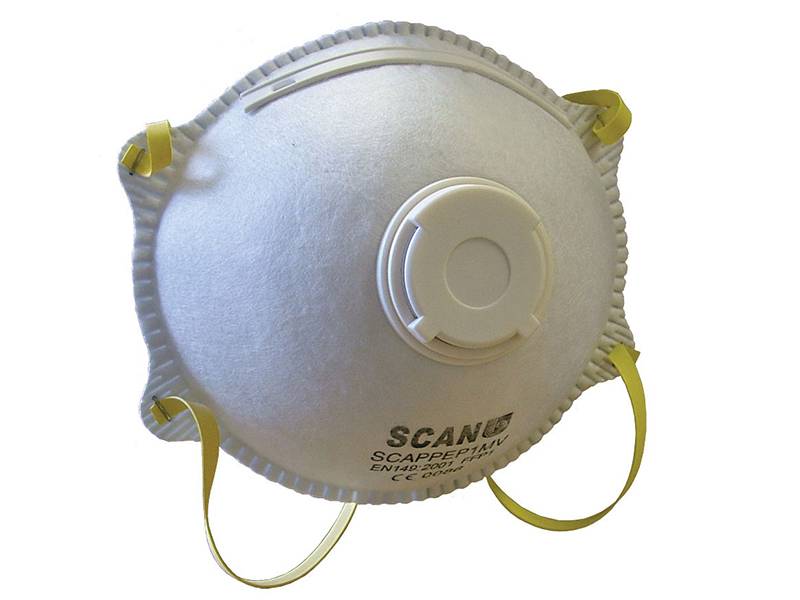 Scan SCAPPEP1MV Moulded Disposable Mask Valved FFP1 Protection (Pack 3) Price Comparisons | Compare The Build