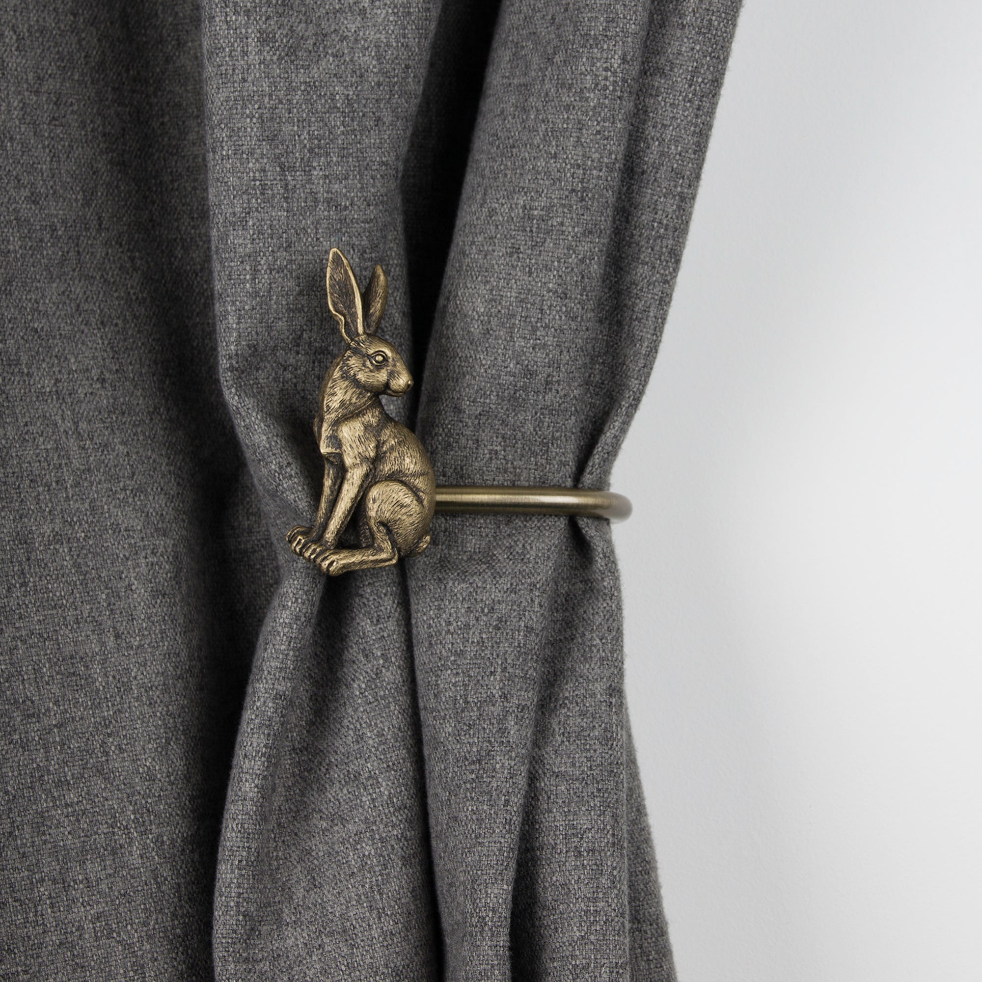 Pair of Hare Curtain Holdbacks Antique Brass Price Comparisons | Compare The Build