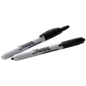 Sharpie Retractable  Fine Black Permanent Marker - Single | Compare The Build