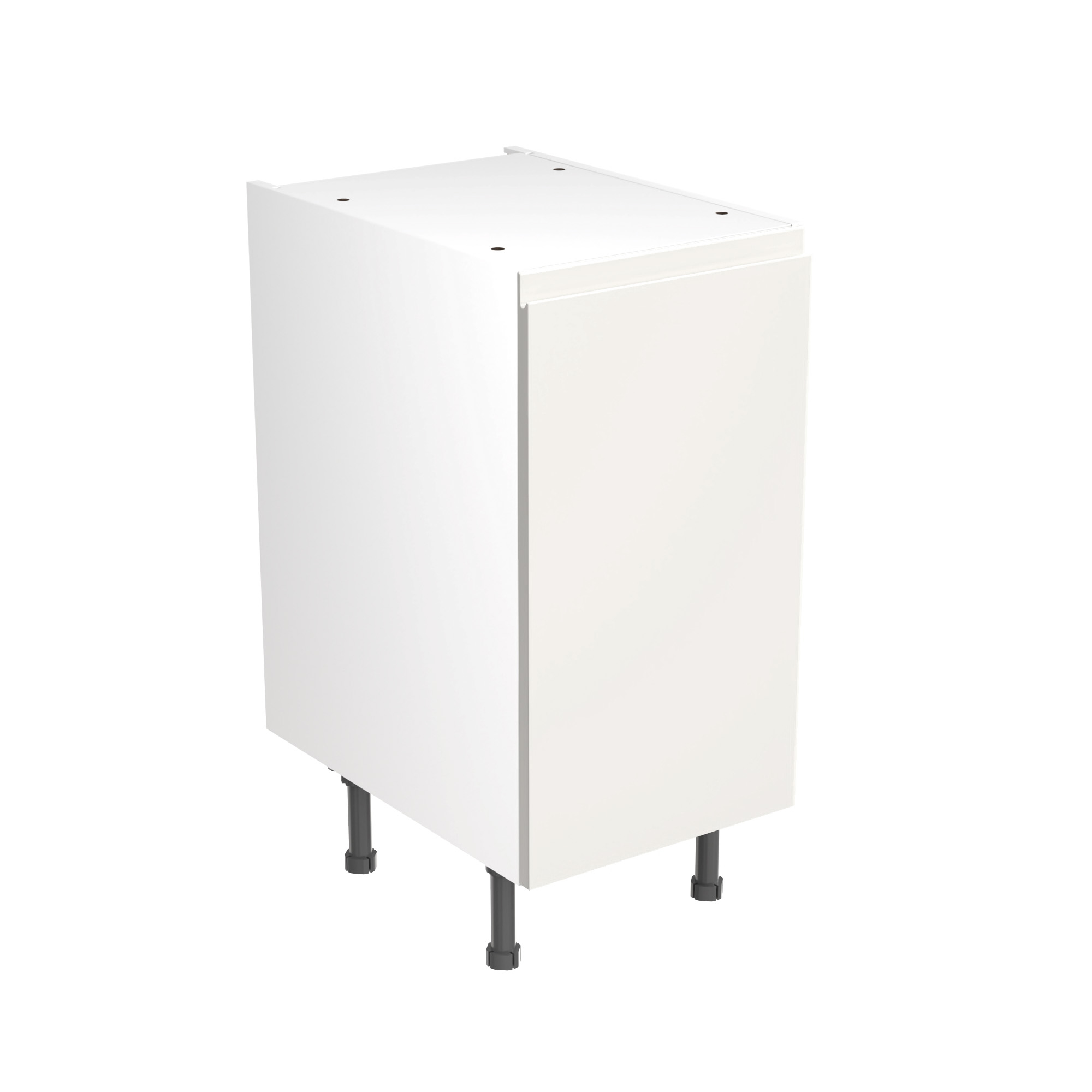 Flatpack Base Unit J-pull Super Gloss White 400mm - FKKJ0002 Price Comparisons | Compare The Build