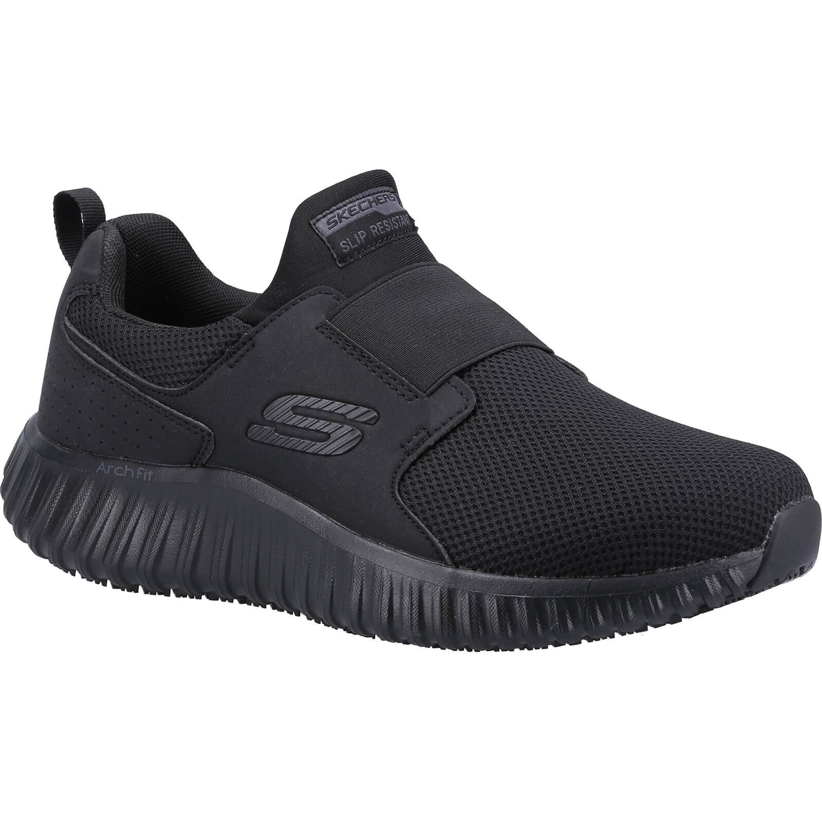 Skechers Cicades Mens Work Shoes Black Size 11 Price Comparisons | Compare The Build
