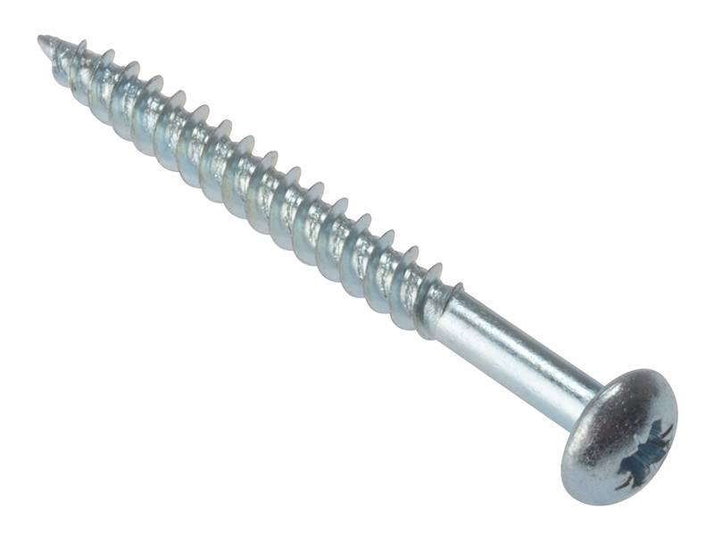 ForgeFix FORRH110ZP General Purpose Pozi Compatible Screw Round Head TT ZP 1in x 10 Box 200 Price Comparisons | Compare The Build