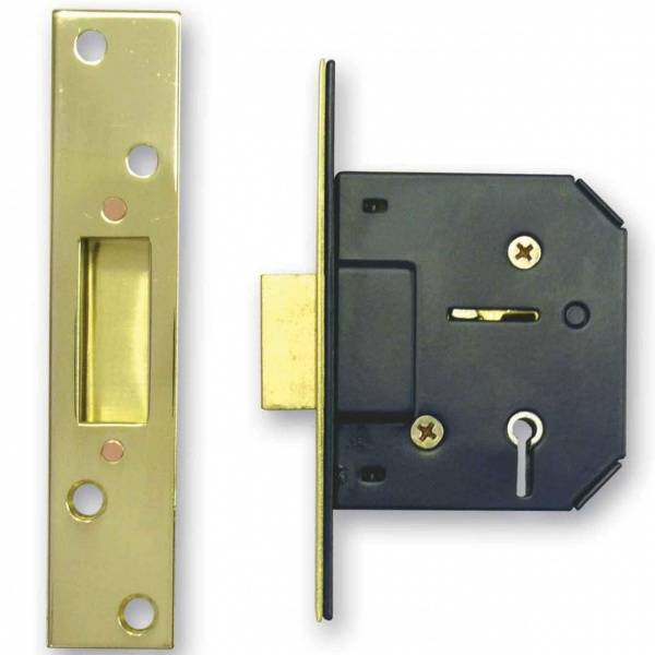 W226B Polished Brass Easi-T 5-lever Deadlock BS3621 76mm Price Comparisons | Compare The Build