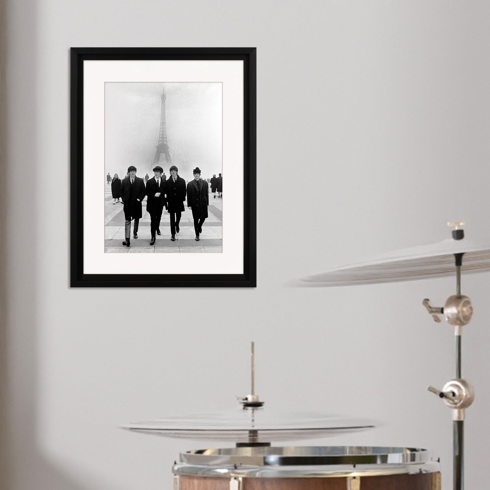 The Art Group The Beatles Paris Framed Print Black and white | Compare The Build