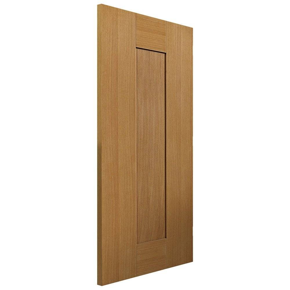 JB Kind Internal Oak Veneer Axis Oak Fully Finished 1P Door 1981mm x 610mm x 35mm (78" x 24") Price Comparisons | Compare The Build