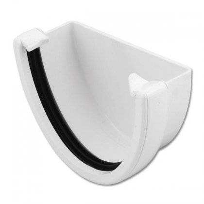 FloPlast White High Capacity Gutter Stop Ends Internal REH2.W Price Comparisons | Compare The Build