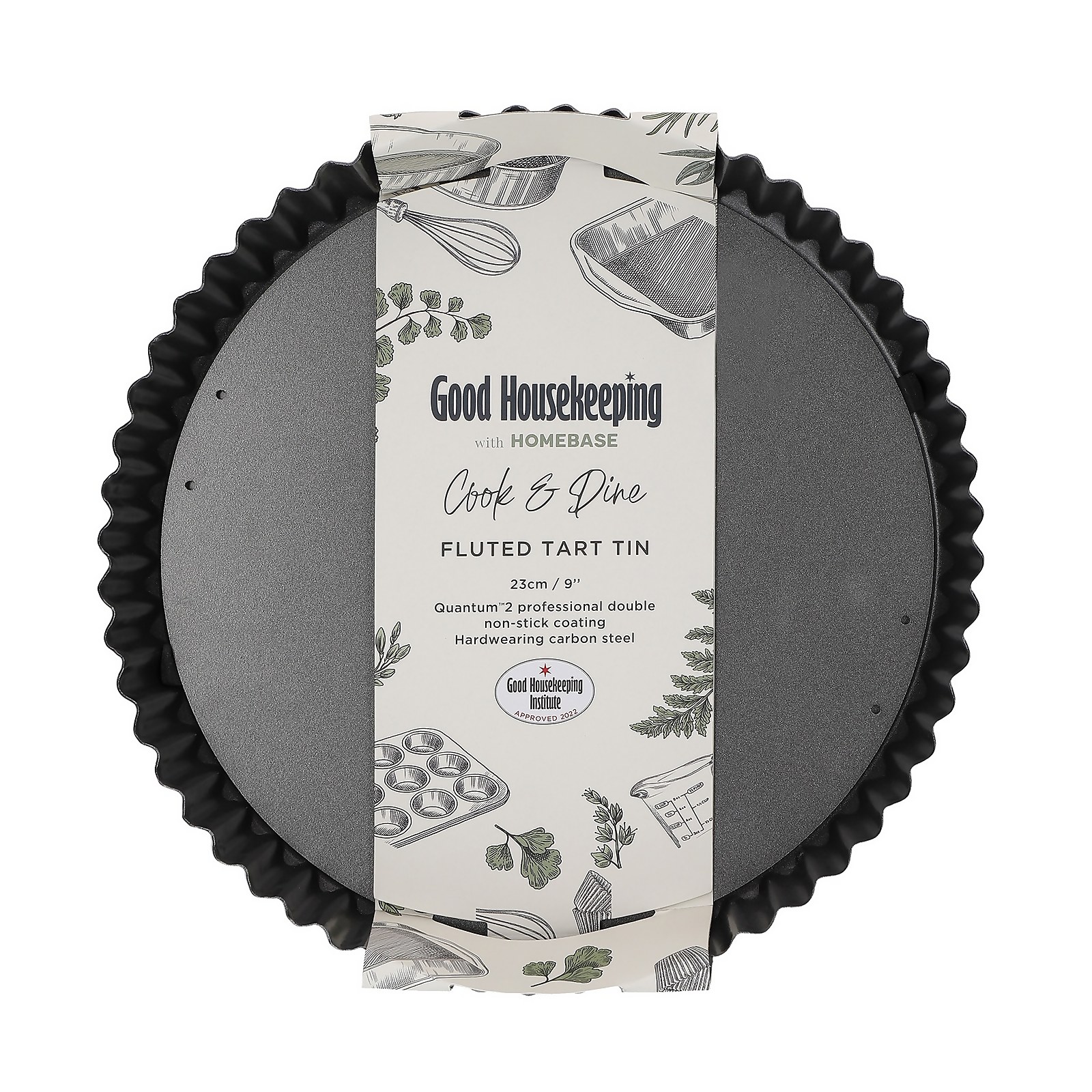 Good Housekeeping 9in/23cm Fluted Tart Tin Price Comparisons | Compare The Build