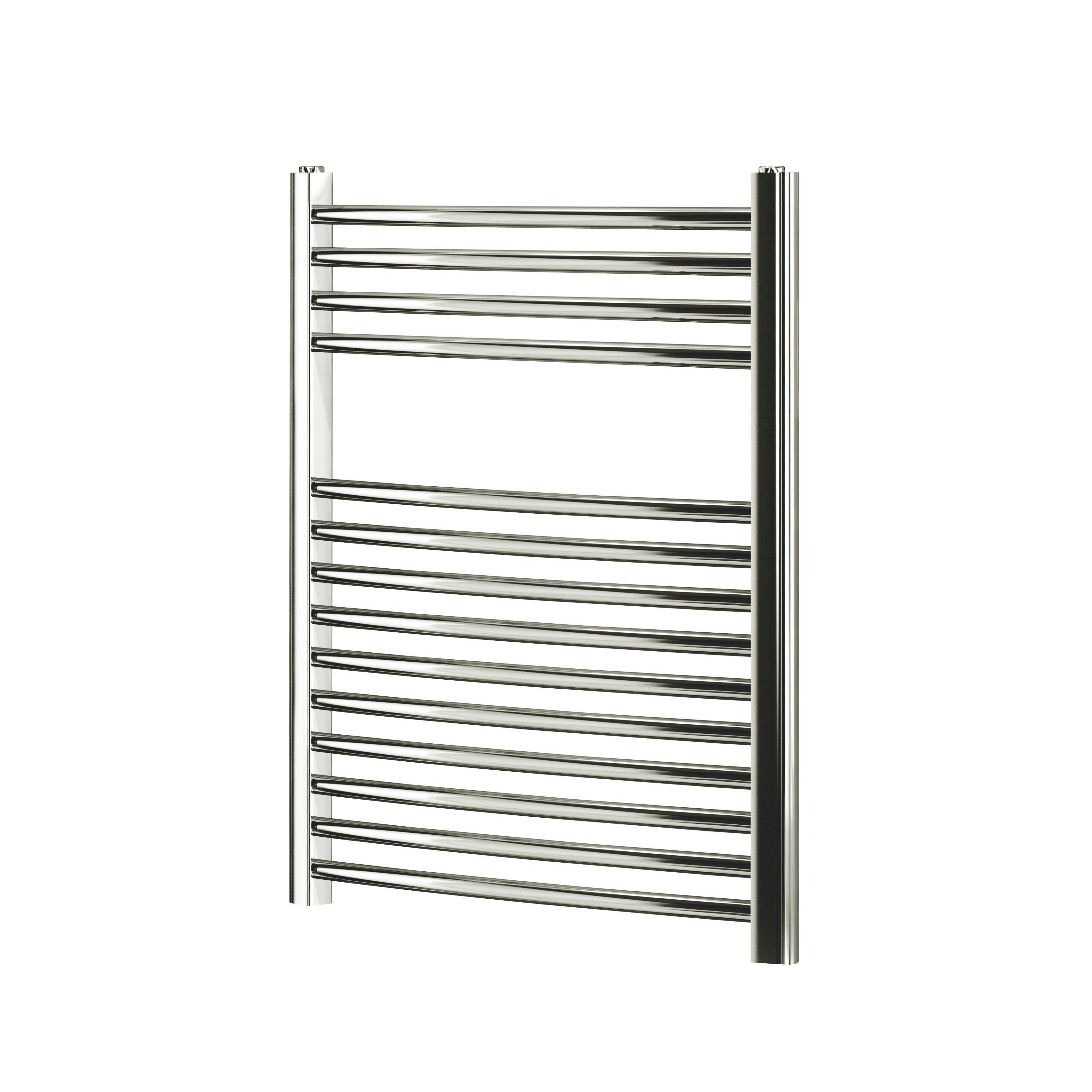 Blyss Chrome Curved Towel Warmer (W)600mm X (H)700mm Price Comparisons | Compare The Build