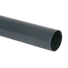 FloPlast Round Downpipe - 68mm x 4mtr Anthracite Grey Price Comparisons | Compare The Build