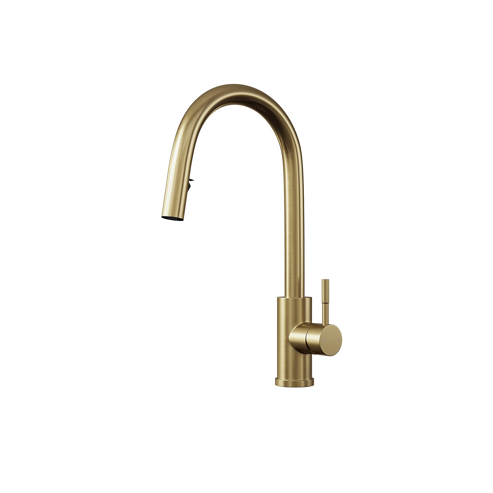 Corran Pull and Spray Tap - Brushed Brass Price Comparisons | Compare The Build