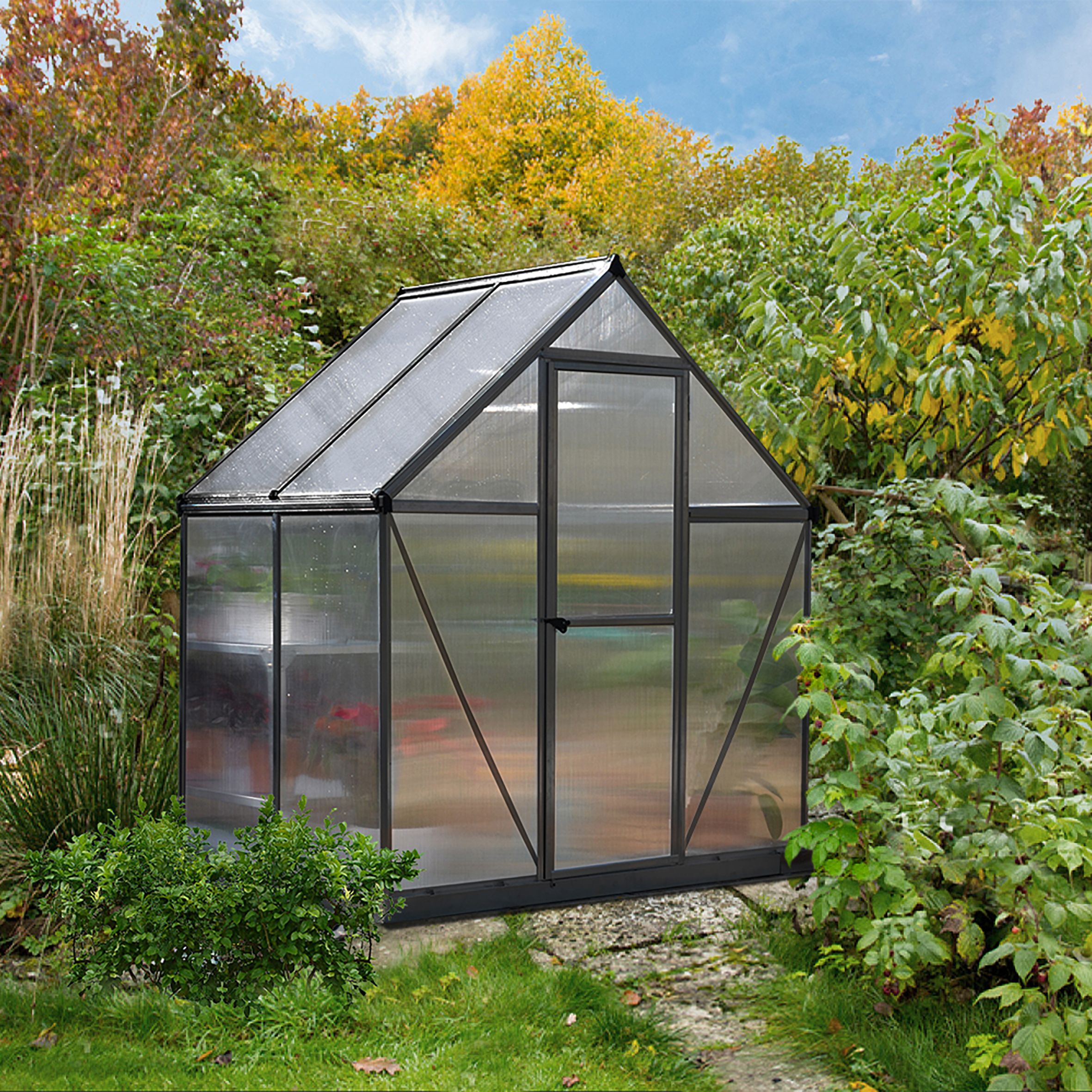 Palram - Canopia Mythos 6X4 Greenhouse Price Comparisons | Compare The Build