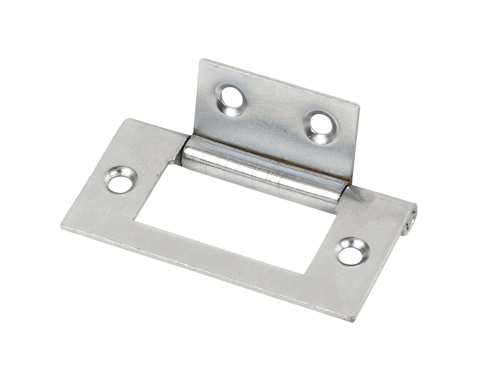Polished Chrome Effect Steel Door Hinge (L)51mm, Pack Of 2 Price Comparisons | Compare The Build