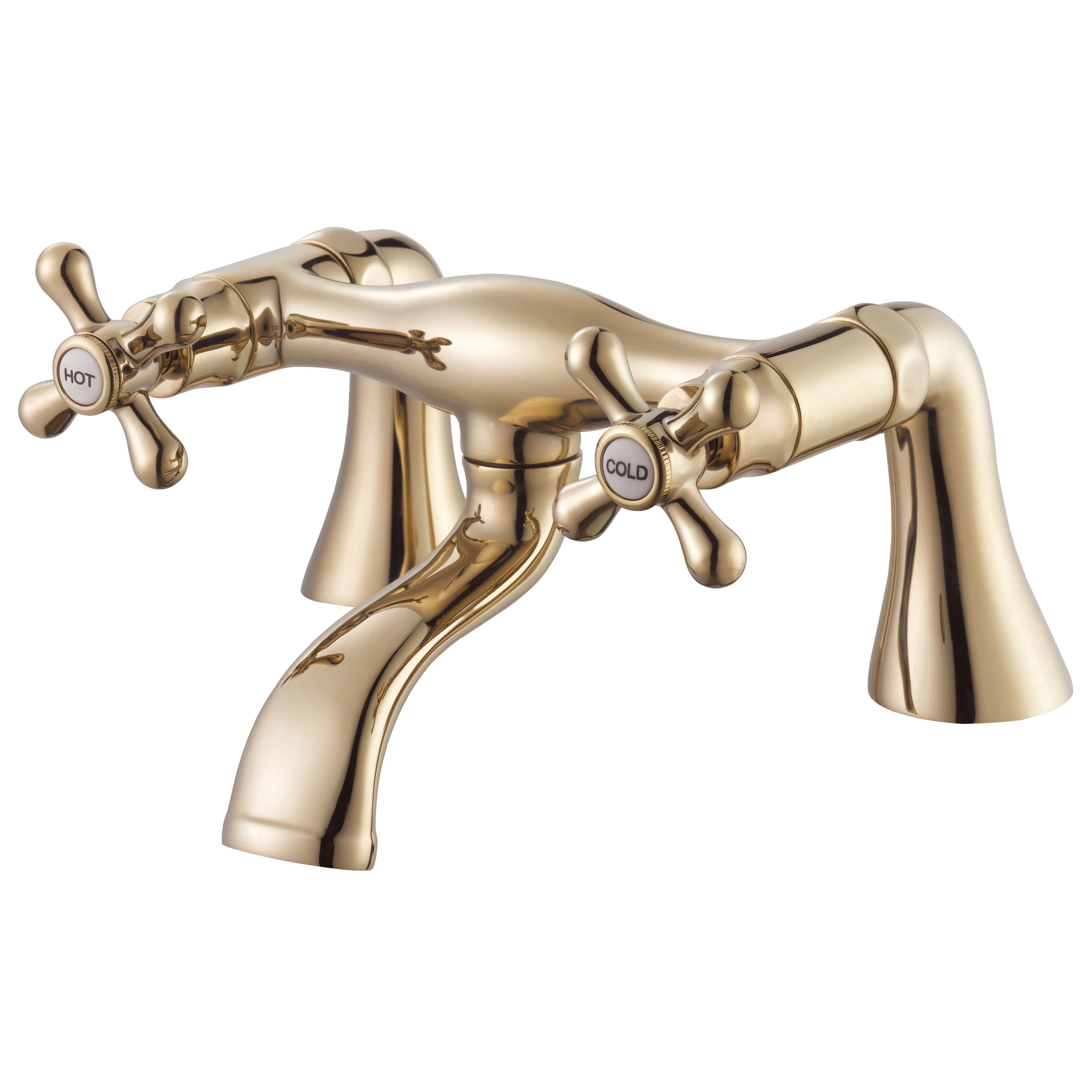 Plumbsure Azure Gold Effect Bath Mixer Tap | Compare The Build