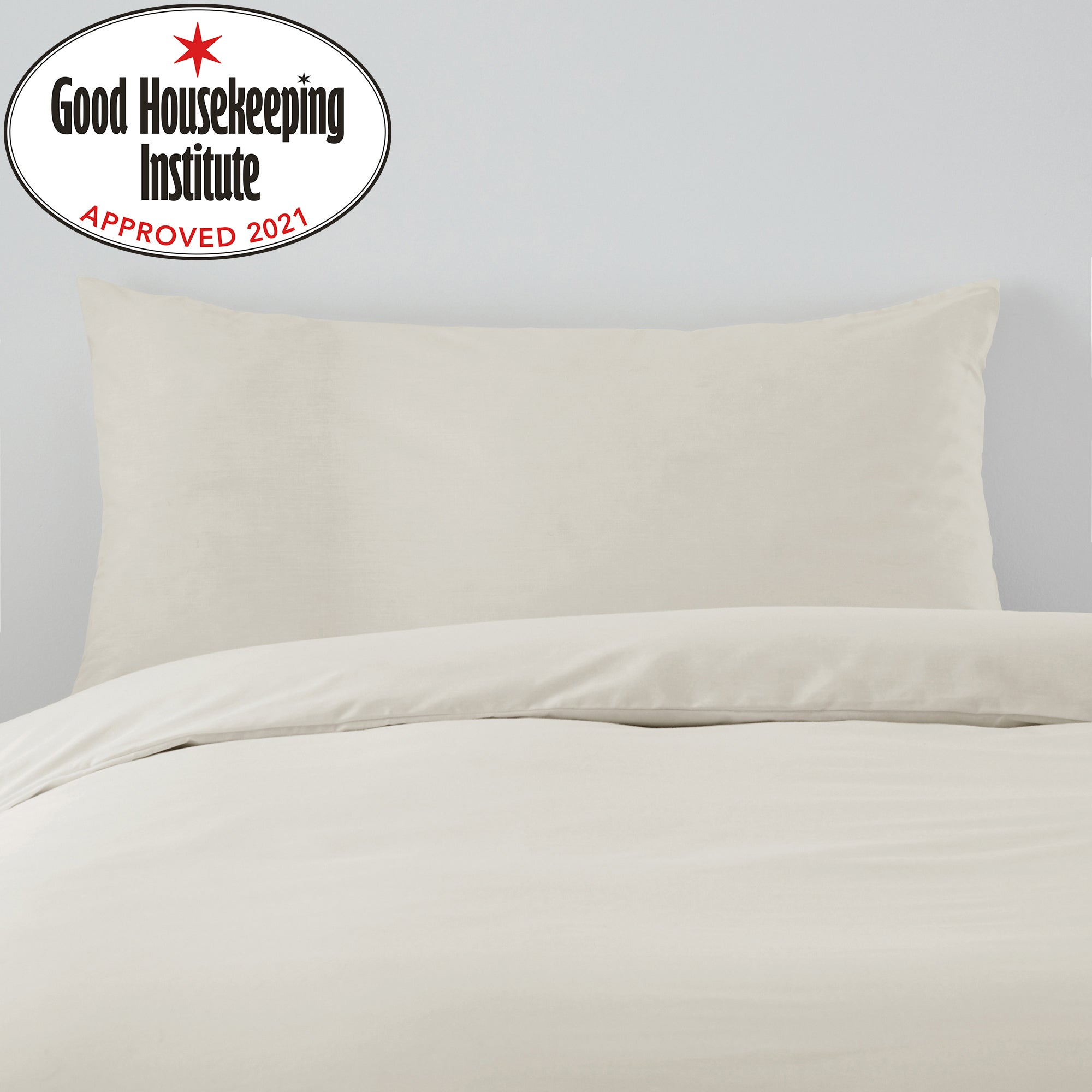 Non Iron Plain Dye Kingsize Ivory Pillowcase Pair Cream Price Comparisons | Compare The Build