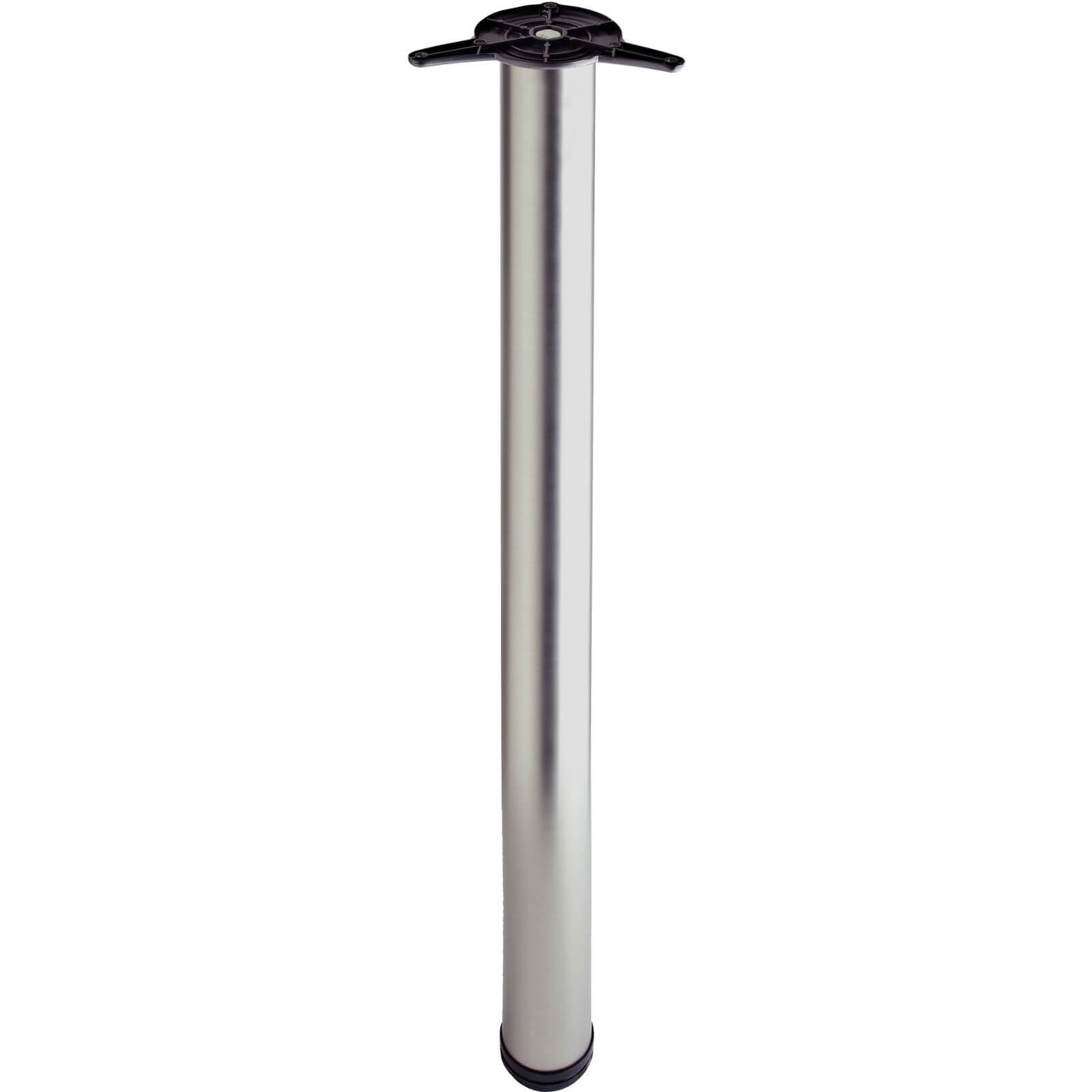 Rothley 870mm Nickel Effect Contemporary Worktop Support Leg | Compare The Build