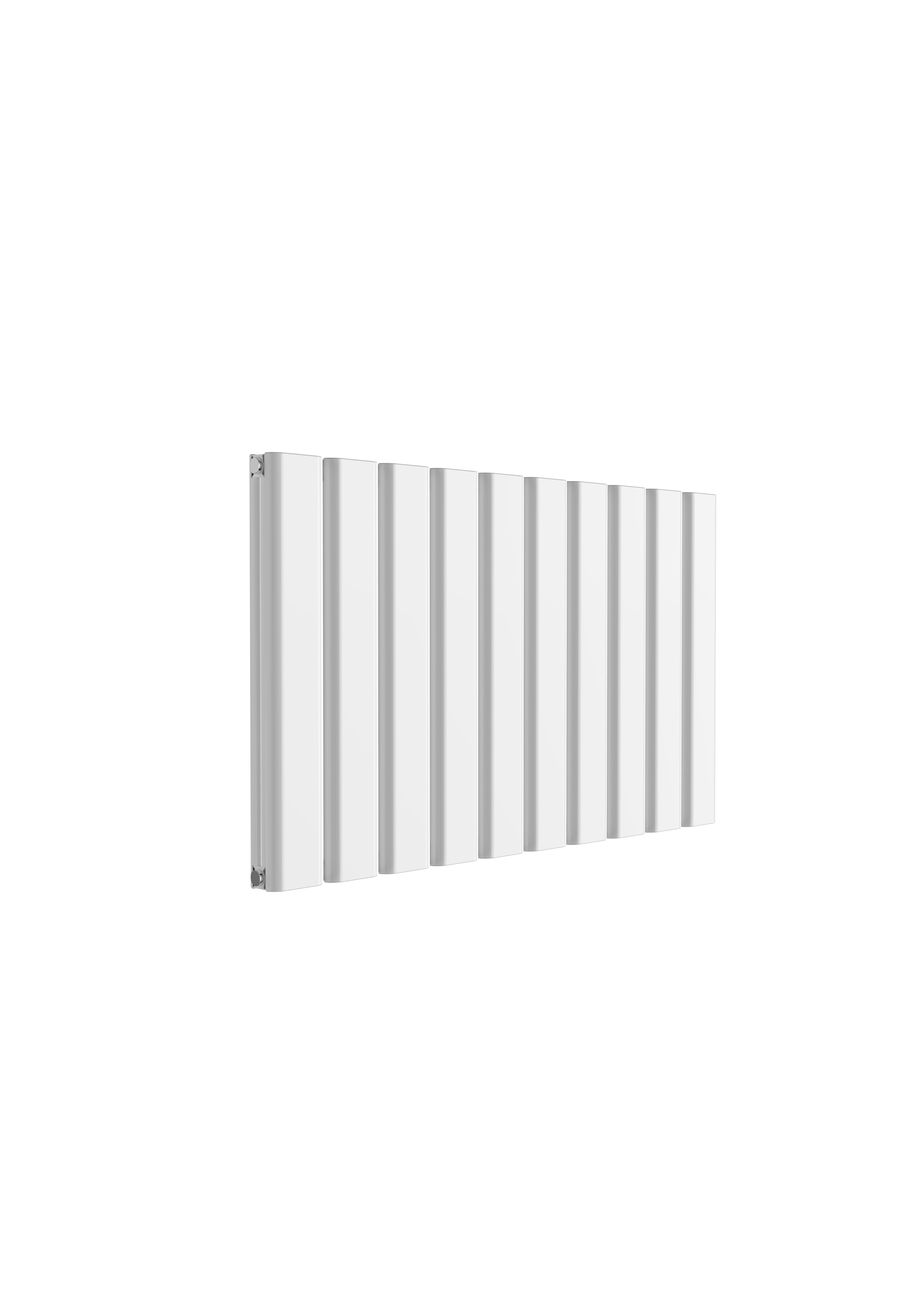 Reina Vicari Horizontal Aluminium Designer Radiator, White, 600mm x 1000mm Price Comparisons | Compare The Build