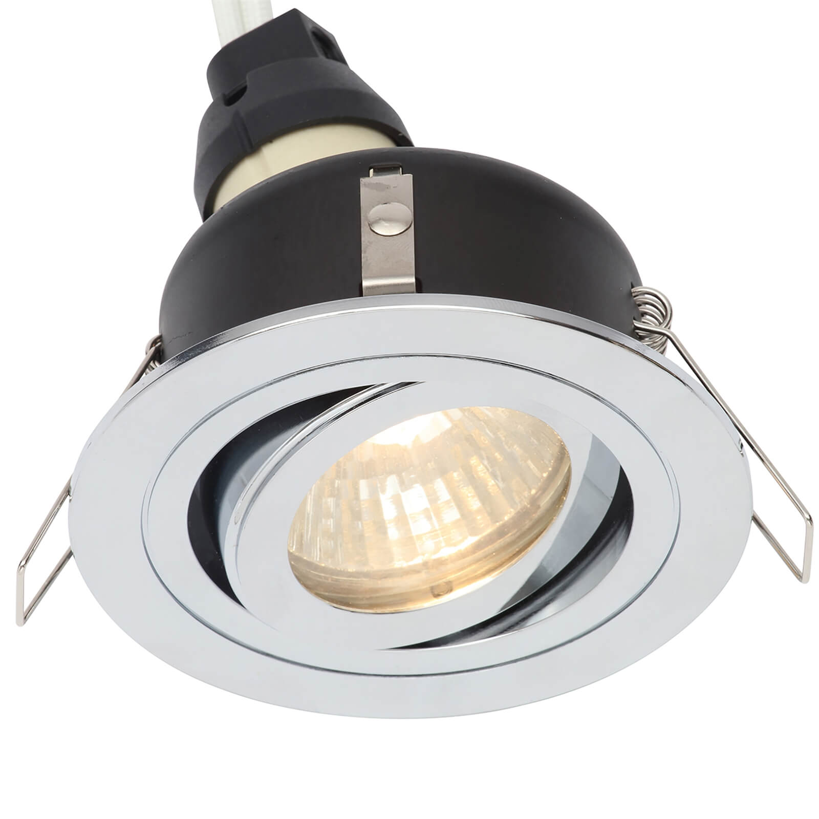 IP65 Tiltable Downlight  - Chrome Price Comparisons | Compare The Build