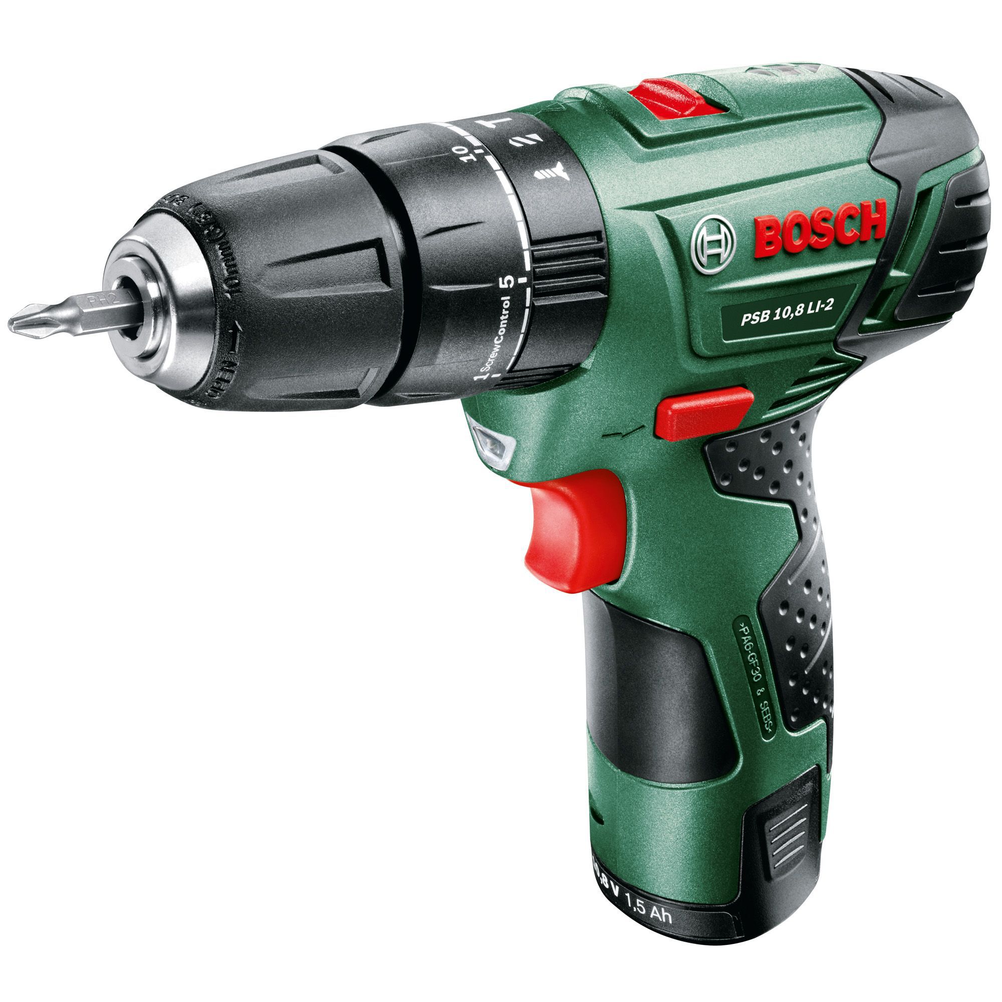 Bosch Cordless 10.8V 1.5Ah Li-Ion Combi Drill 1 Battery Psb10.8Li | Compare The Build