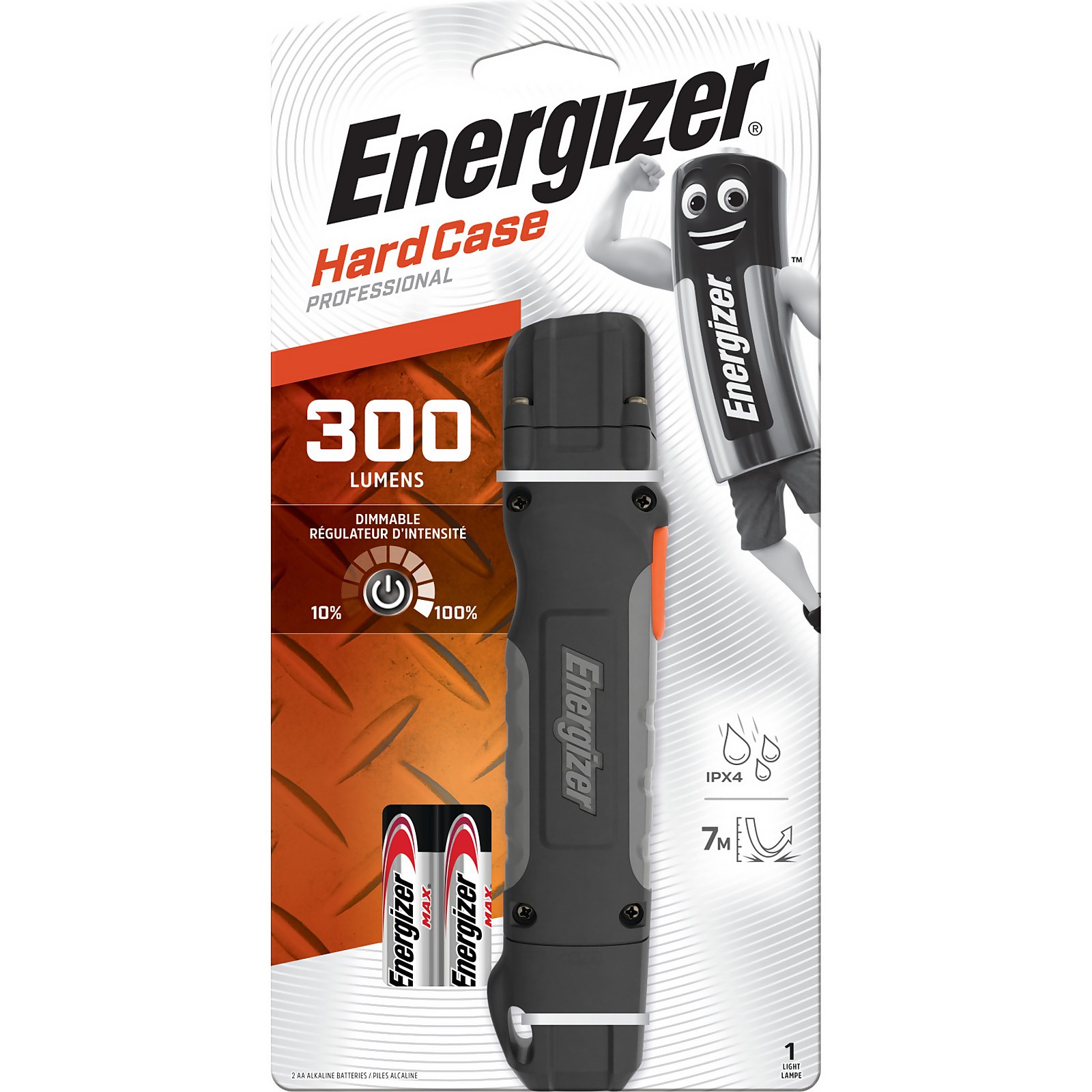 Energizer Hard Case Professional 2AA Handheld Torch | Compare The Build