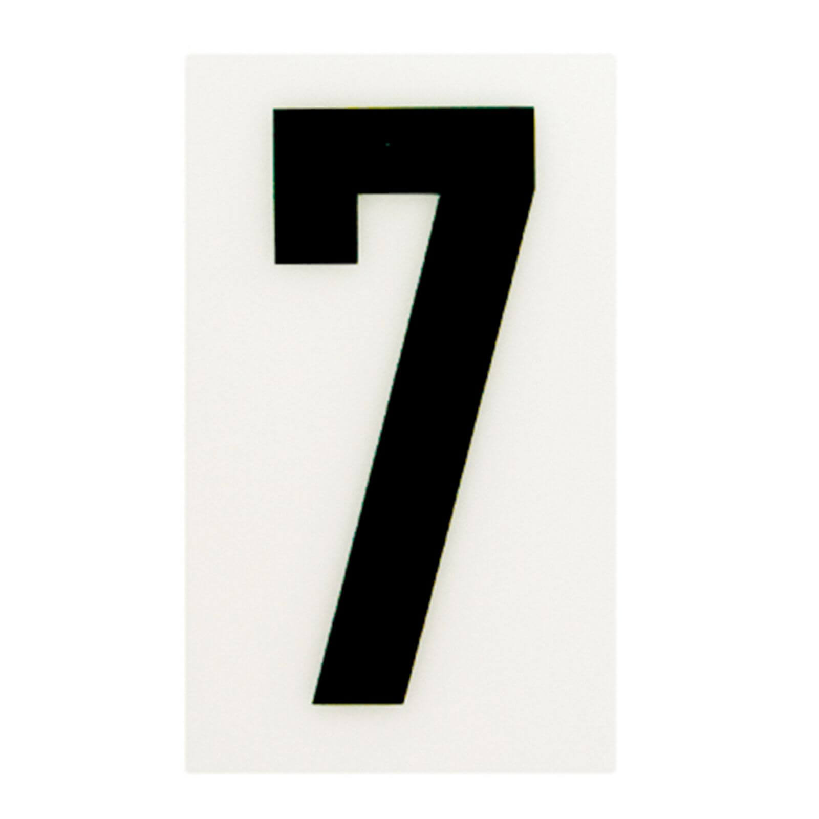 Breeze White Self Adhesive House Number - 60mm - 7 Price Comparisons | Compare The Build