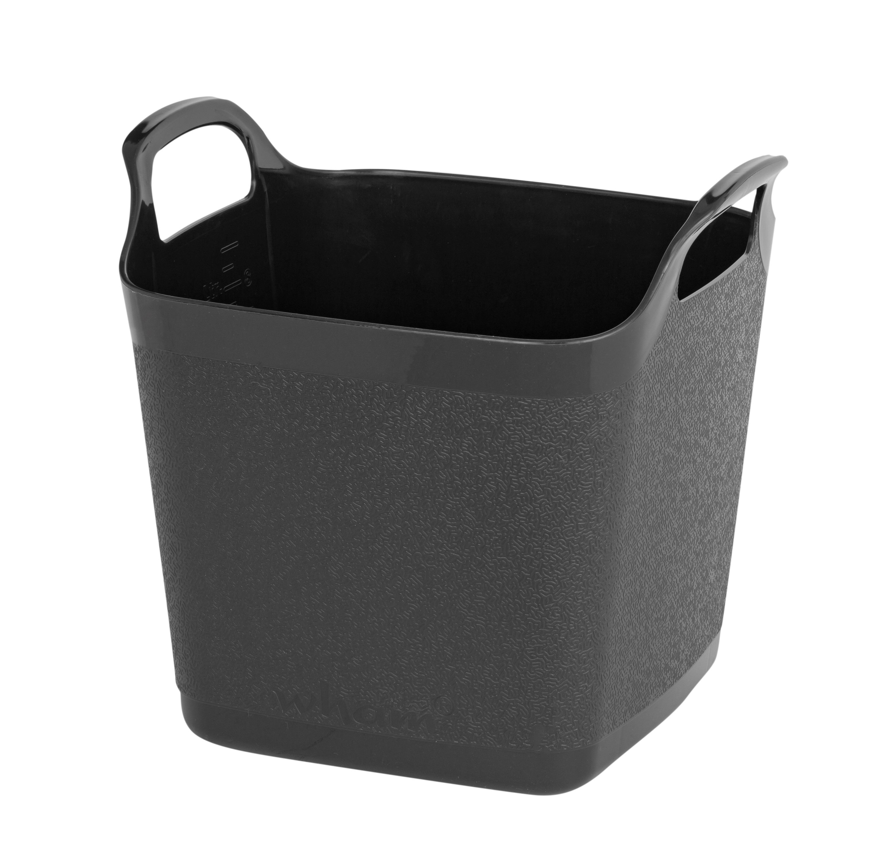 Wham Black Plastic 8L Flexi Tub | Compare The Build