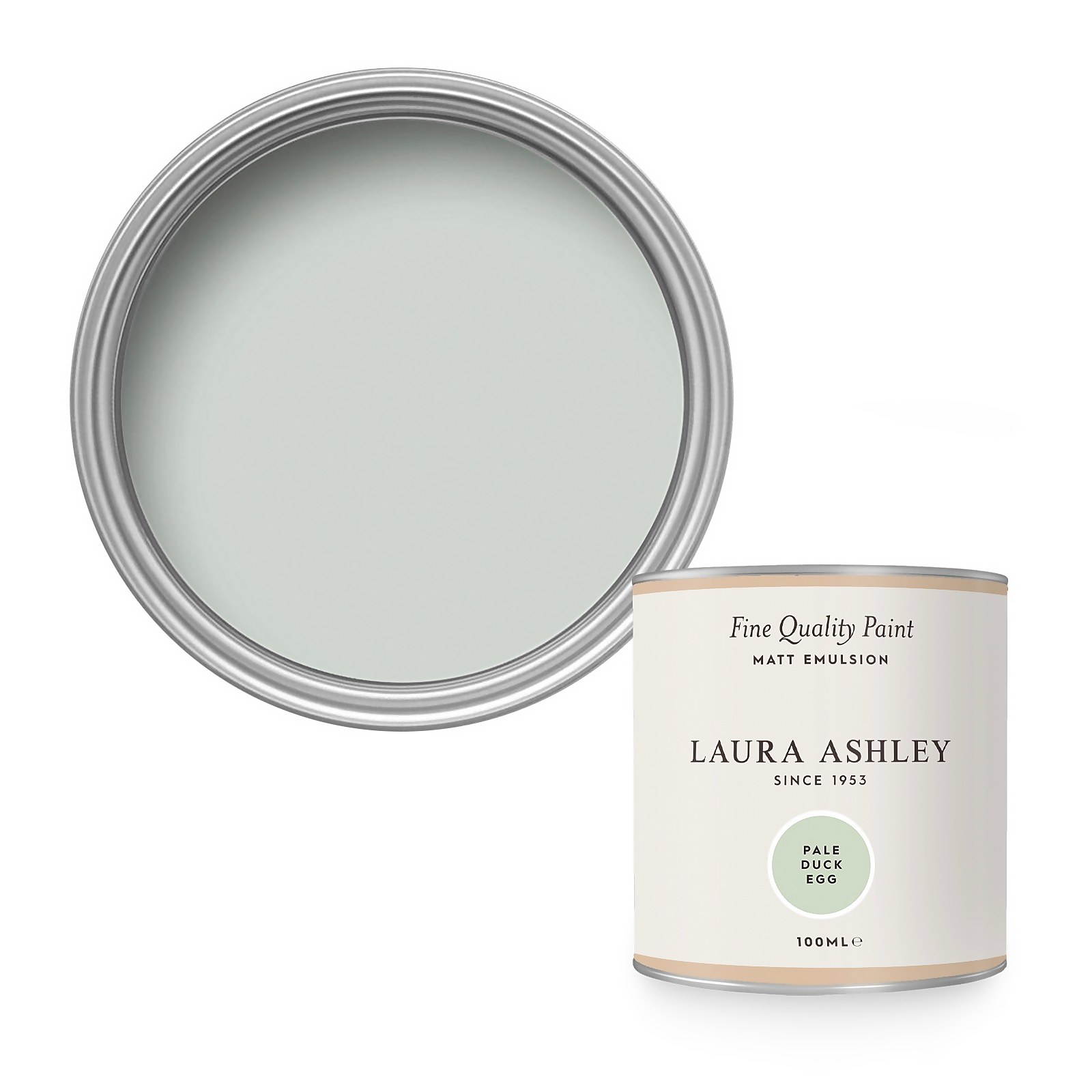 Laura Ashley Matt Emulsion Paint Pale Duck Egg Tester 100ml Price Comparisons | Compare The Build