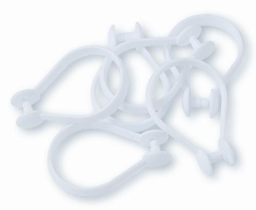 White Curtain Rings 12 Pack | Compare The Build