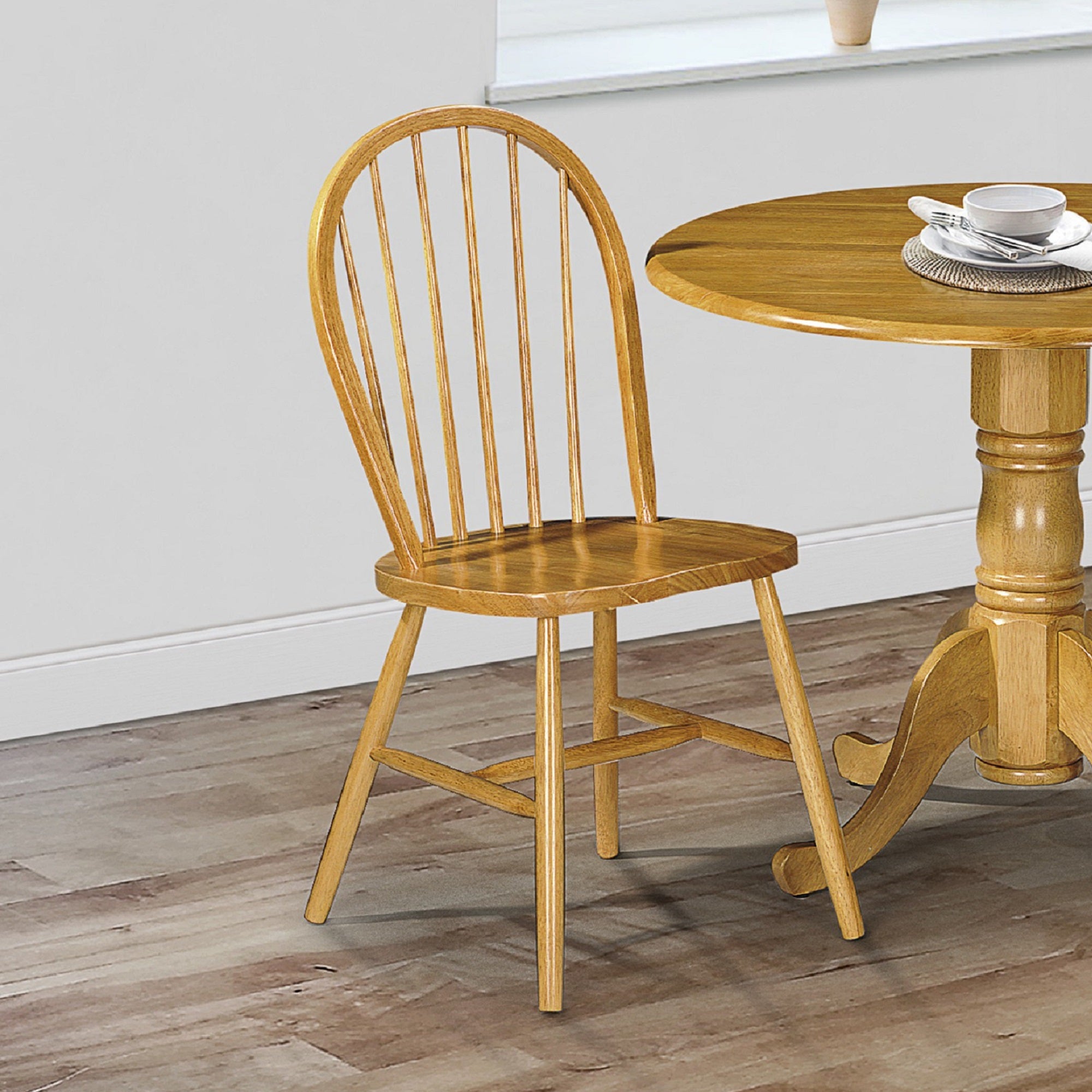 Windsor Set of 4 Dining Chairs Pine Price Comparisons | Compare The Build