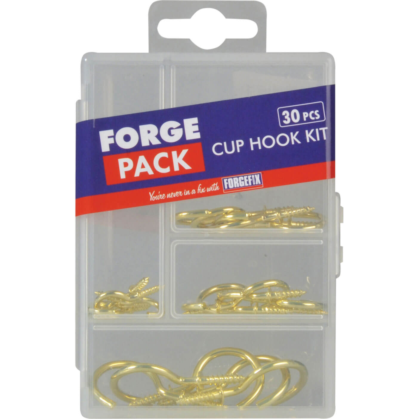 Forgefix Forge Pack 30 Piece Cup / Screw Hook Set Price Comparisons | Compare The Build