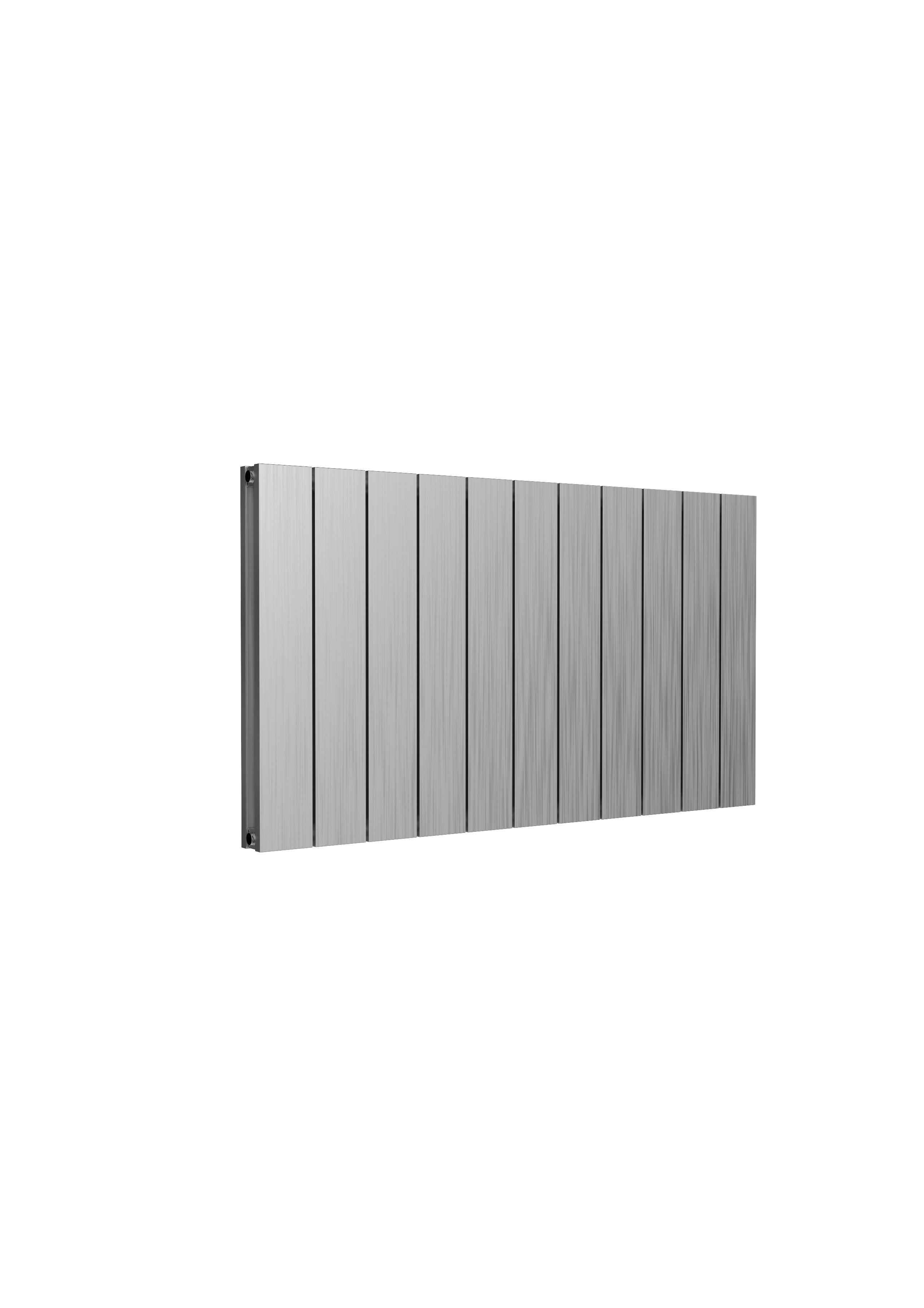 Reina Casina Horizontal Aluminium Designer Radiator, Satin, 600mm x 1040mm Price Comparisons | Compare The Build