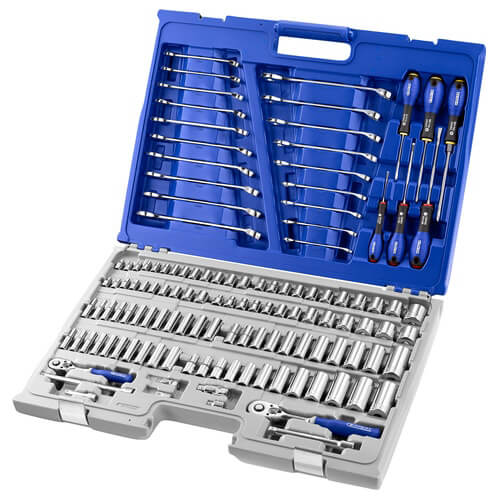 Expert by Facom 126 Piece Combination Drive Socket and Spanner Set Metric and Imperial Combination Price Comparisons | Compare The Build