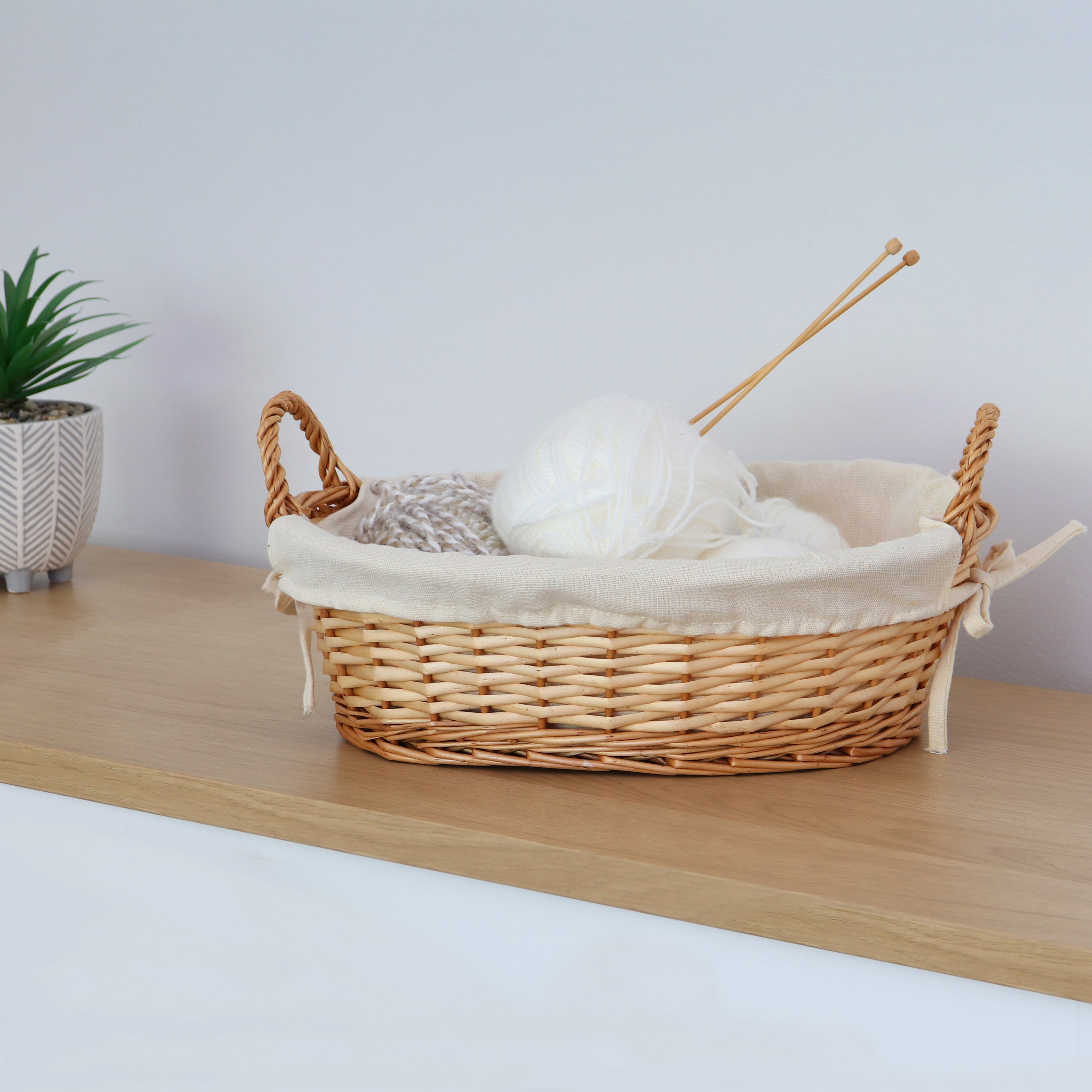 JVL Acacia Willow Oval Storage Basket Natural Price Comparisons | Compare The Build