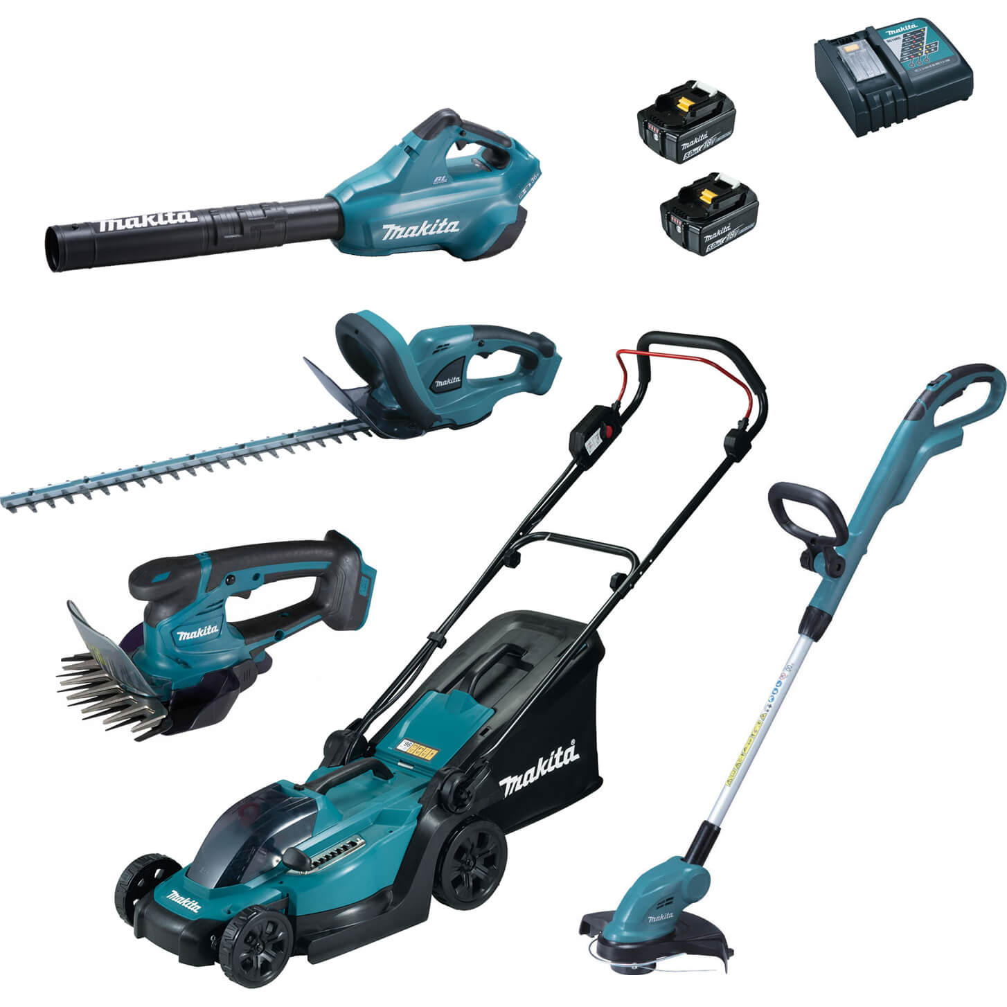 Makita 18v LXT Cordless Complete Garden Set 2 x 5ah Li-ion Charger Price Comparisons | Compare The Build