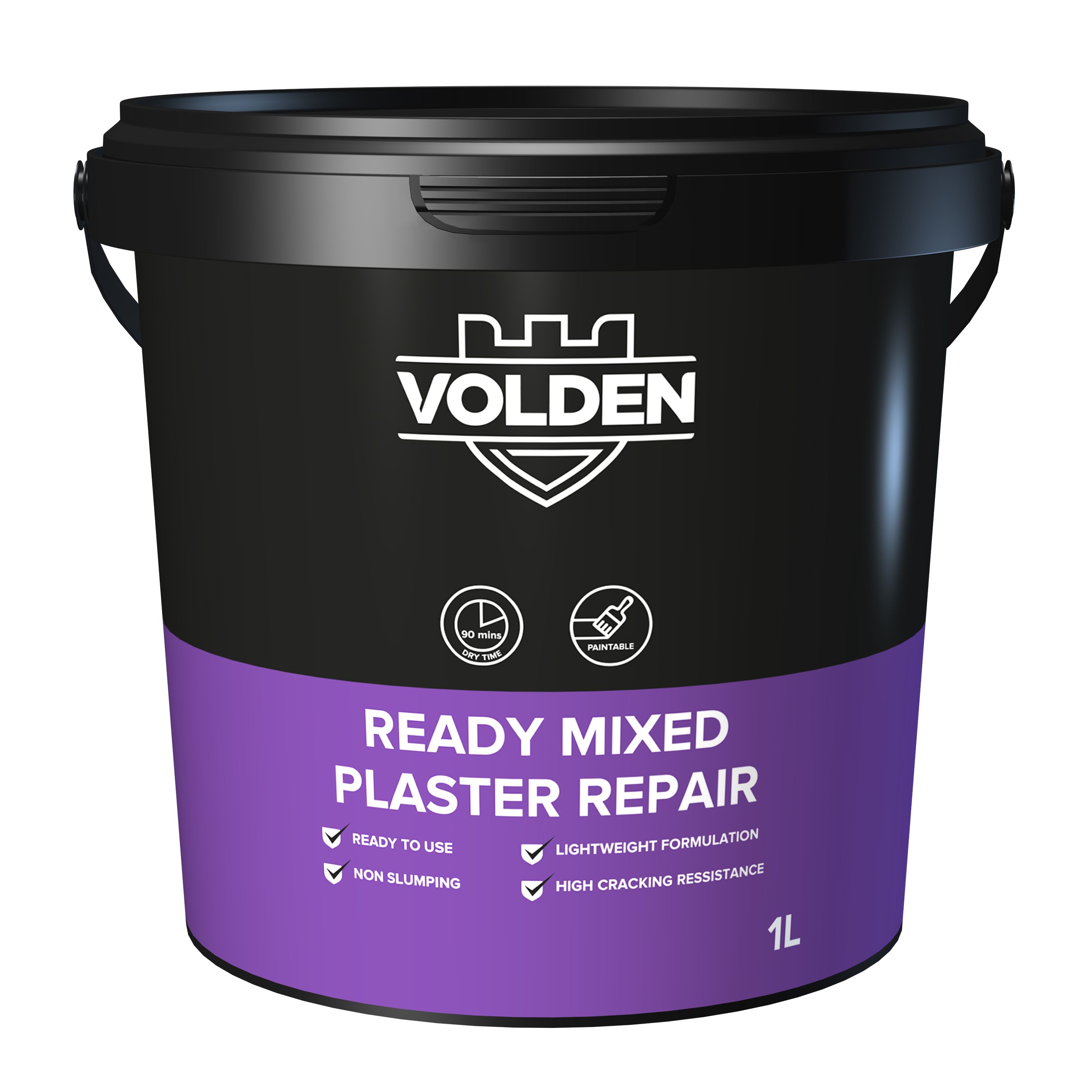 Volden Not Quick Dry Ready Mixed Plaster Compound, 0.85Kg, 1L Tub Price Comparisons | Compare The Build