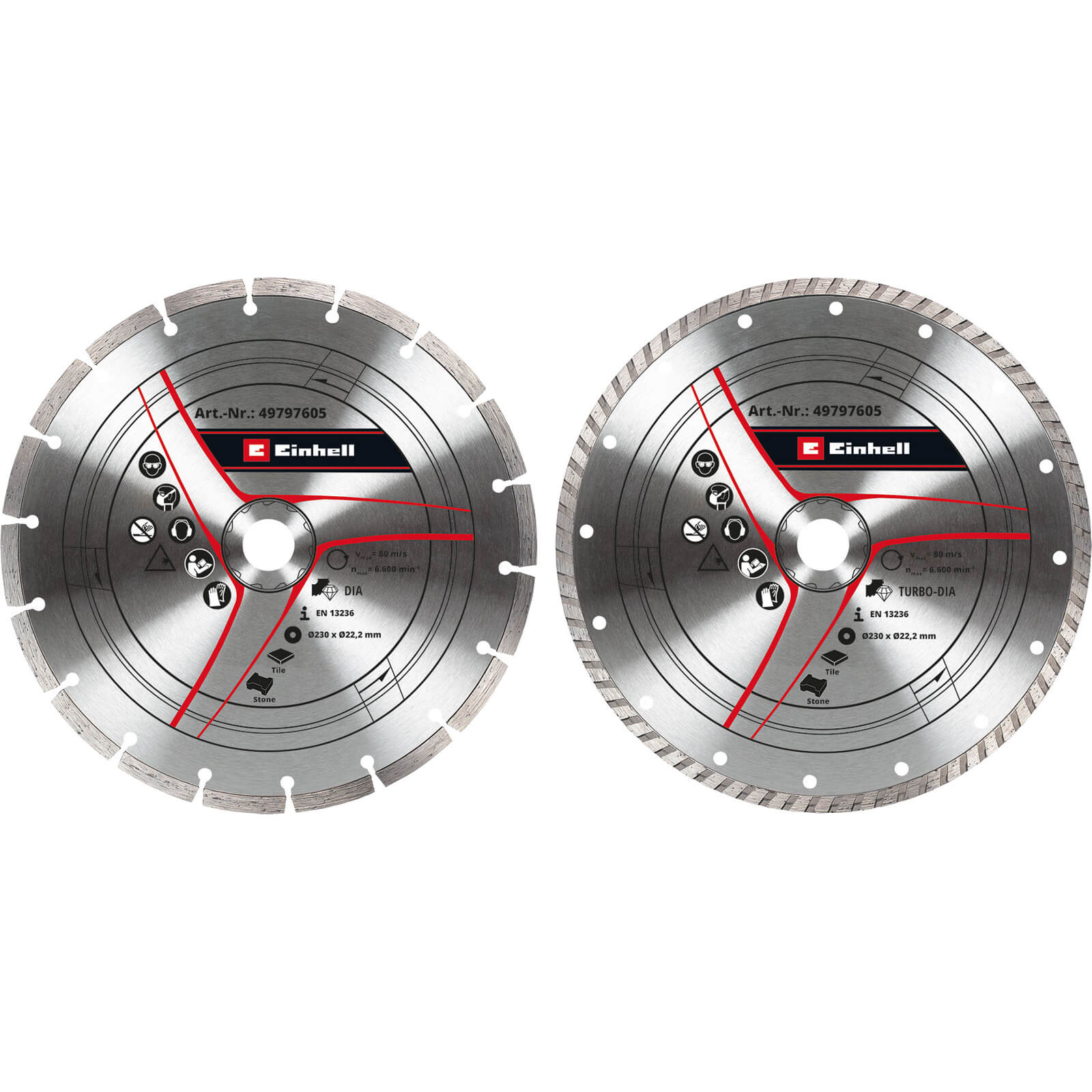 Einhell Angle Grinder Cutting Disc 230mm 3.3mm Pack of 2 Price Comparisons | Compare The Build