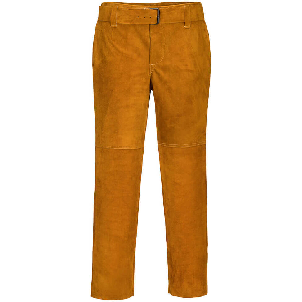 Portwest Leather Welding Trousers Tan 2XL 31" Price Comparisons | Compare The Build