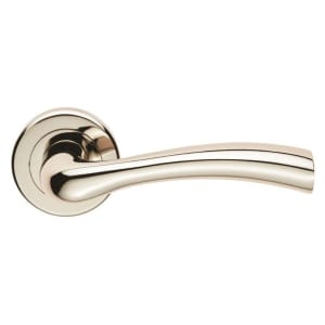 Serozzetta Cinquanta Polished Nickel Round Rose Door Handle - 1 Pair | Compare The Build