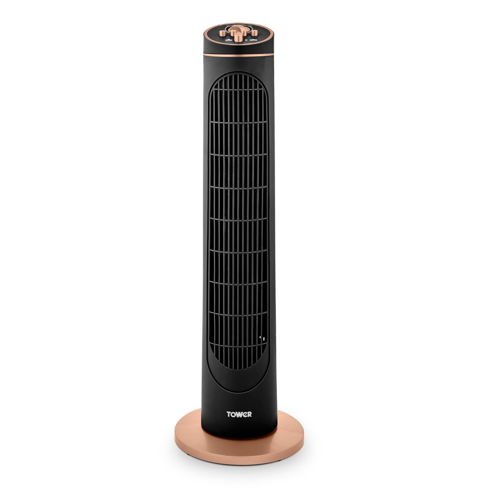 Tower Cavaletto 29" Rose Gold Tower Fan Black Price Comparisons | Compare The Build