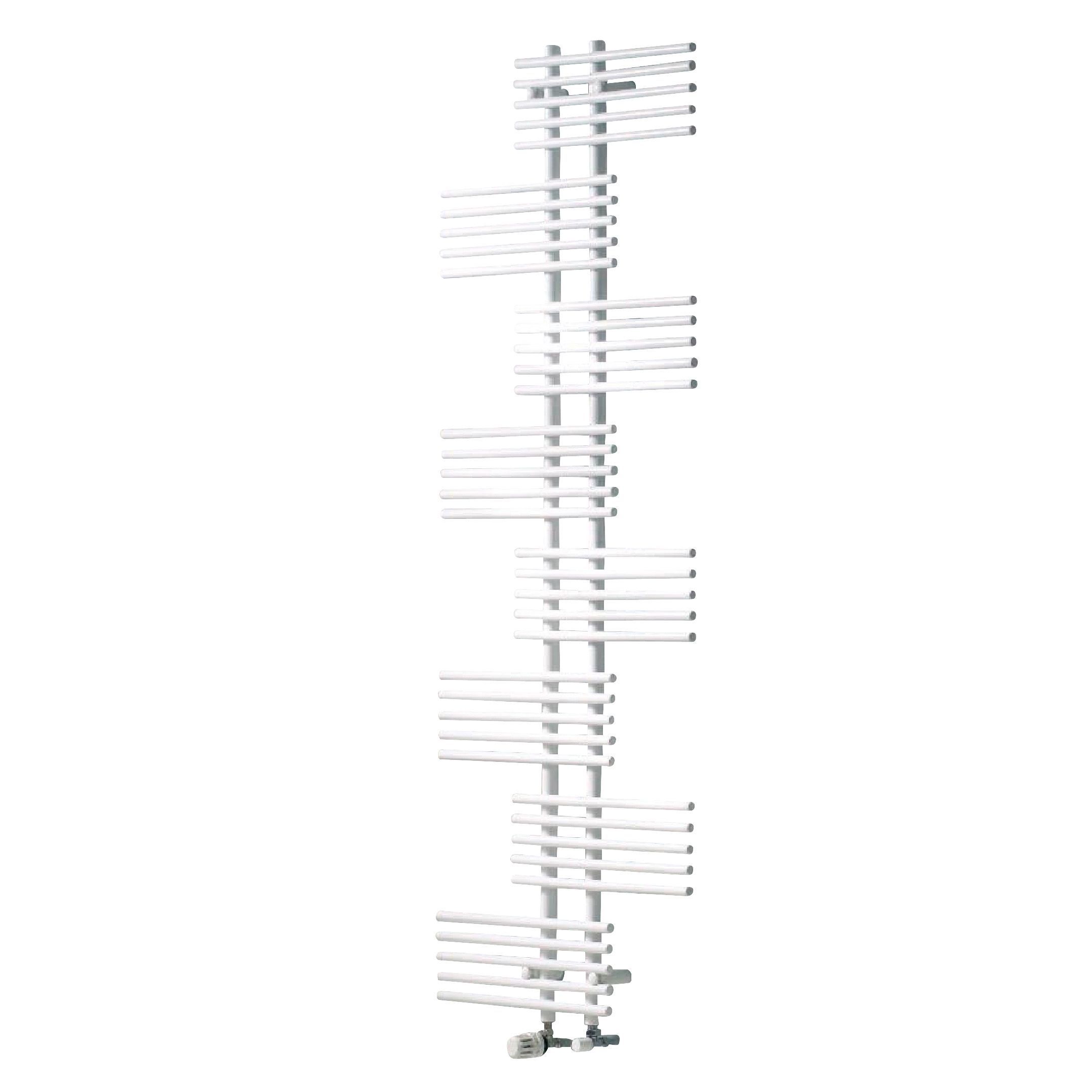 Ximax Parallel-Rail White Towel Warmer (W)650mm X (H)1760mm Price Comparisons | Compare The Build