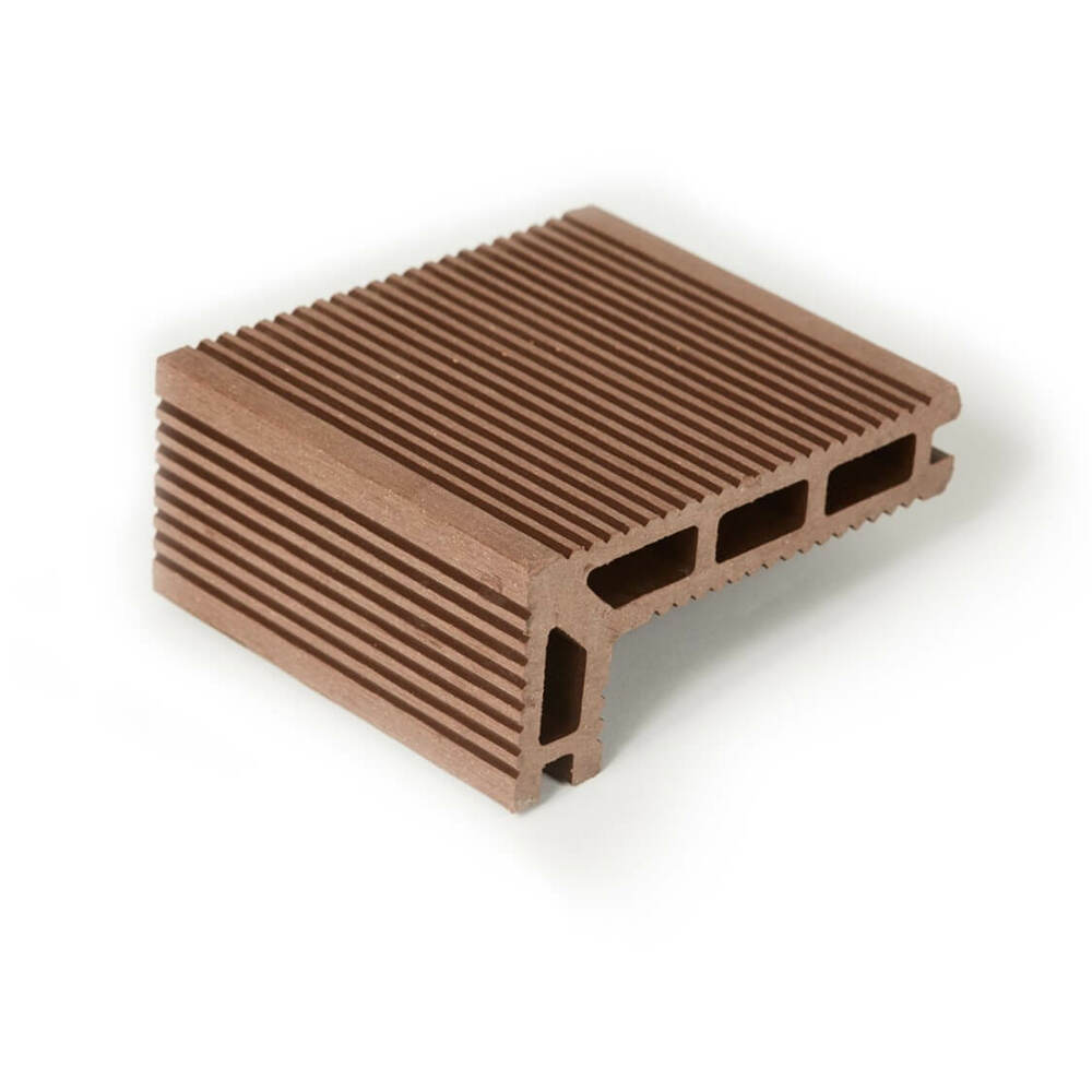 WPC Decking Step Board Brown - 50mm x 3000mm (L) x 140mm (W) Price Comparisons | Compare The Build