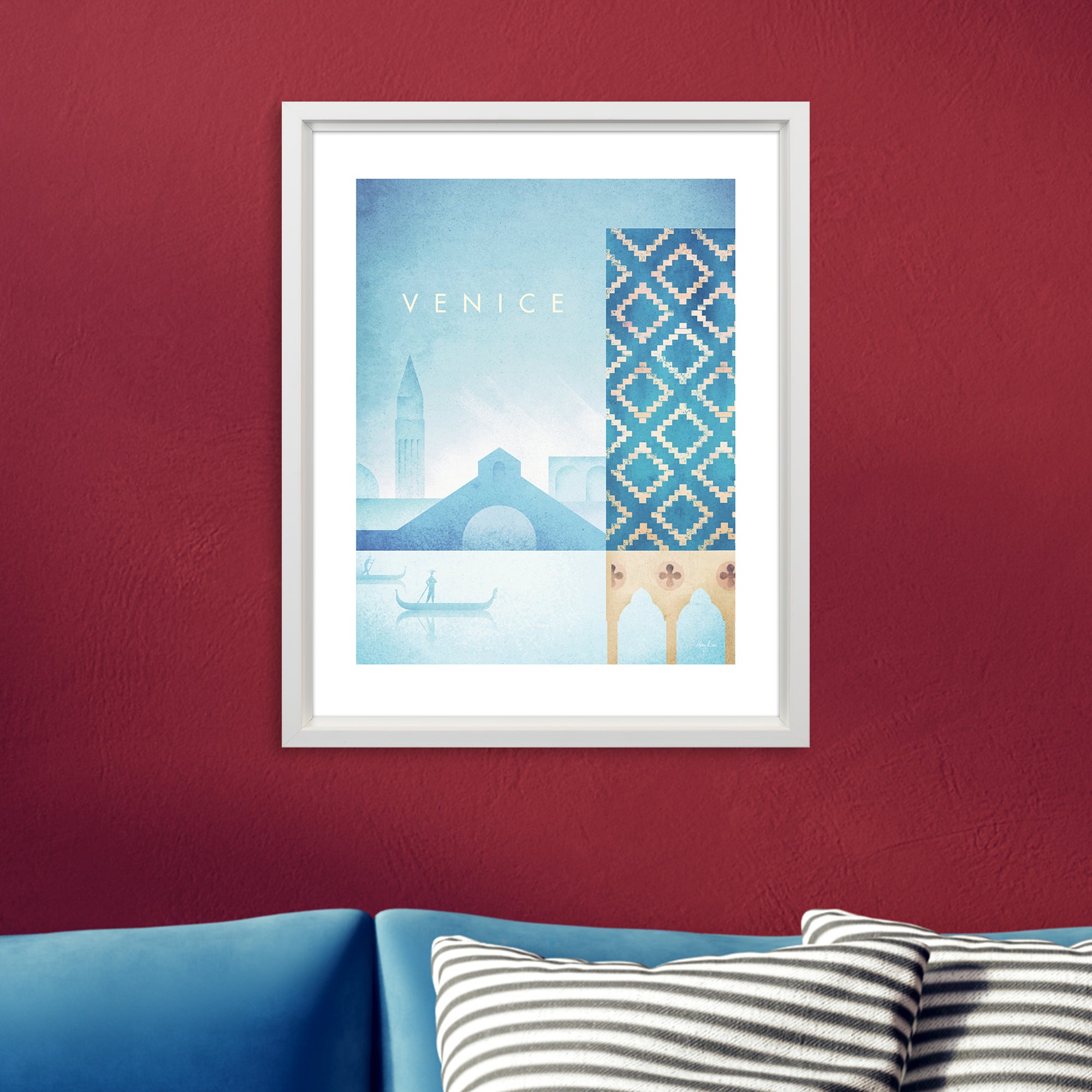 The Art Group Venice Framed Print Blue | Compare The Build