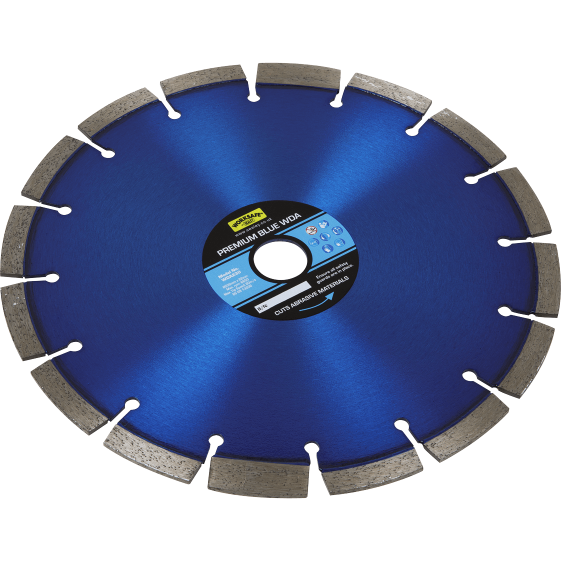 Sealey WDA Premium Blue Diamond Cutting Disc 230mm 2.6mm 22mm | Compare The Build