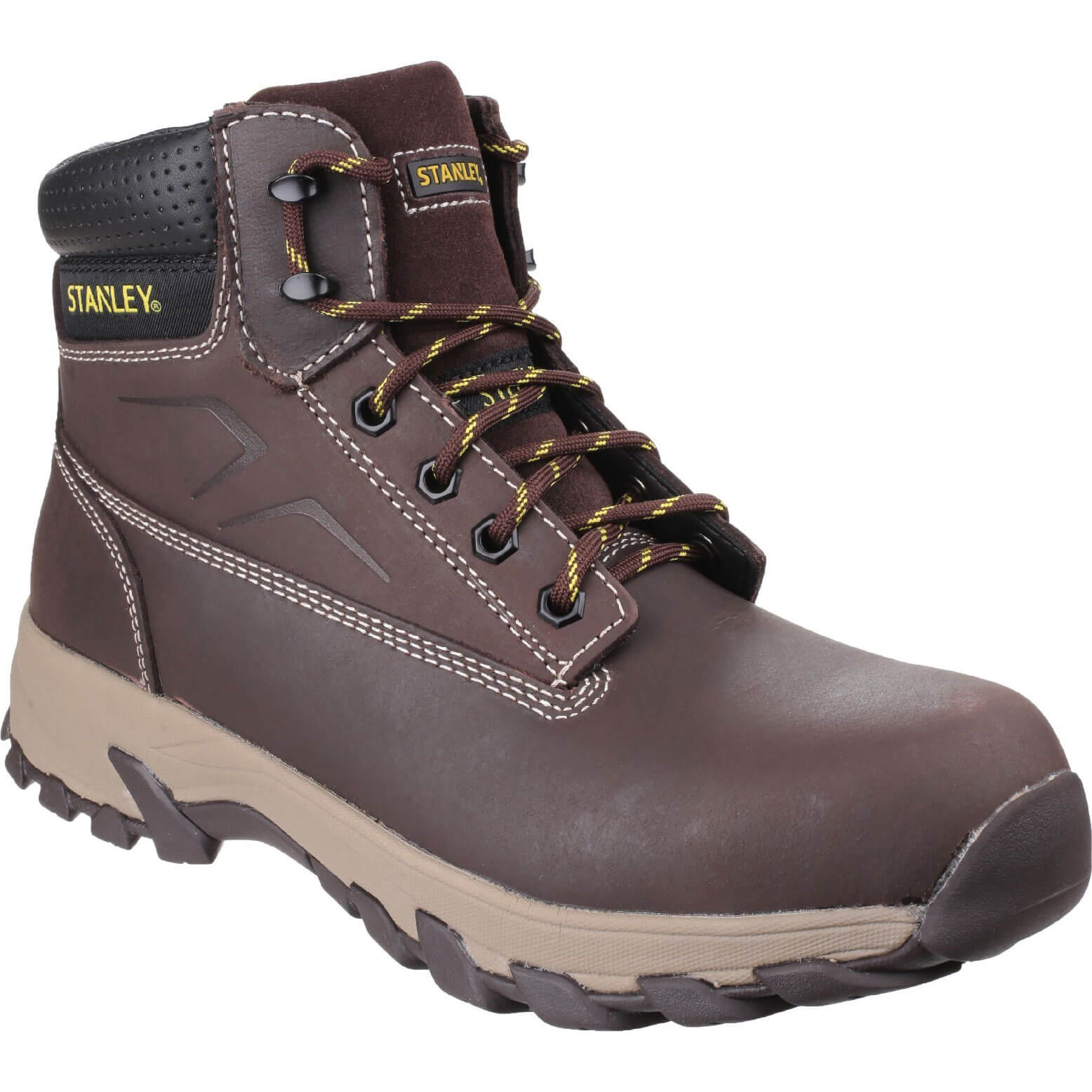 Stanley Mens Tradesman Safety Boots Brown Size 8 Price Comparisons | Compare The Build