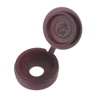 Screw Cover Caps - Brown - Box of 200 Price Comparisons | Compare The Build