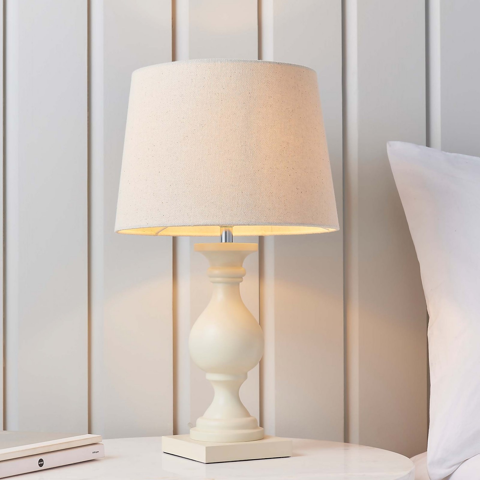 Andrea Table Lamp - Ivory Price Comparisons | Compare The Build