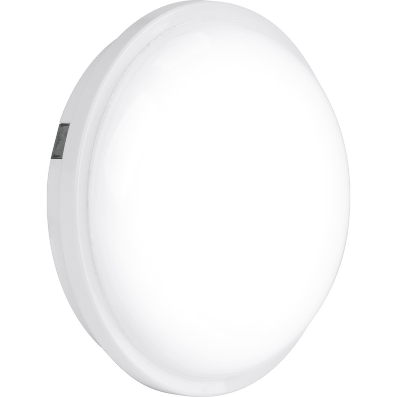 Enlite Utilite LED Round Polycarbonate IP65 Utility Bulkhead 30W 2800lm in White Price Comparisons | Compare The Build