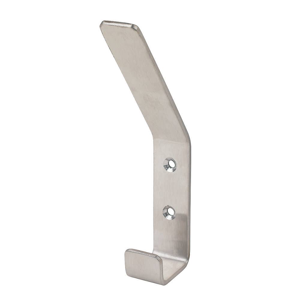 Utility Hat &amp; Coat Hook - Satin Stainless Steel Price Comparisons | Compare The Build