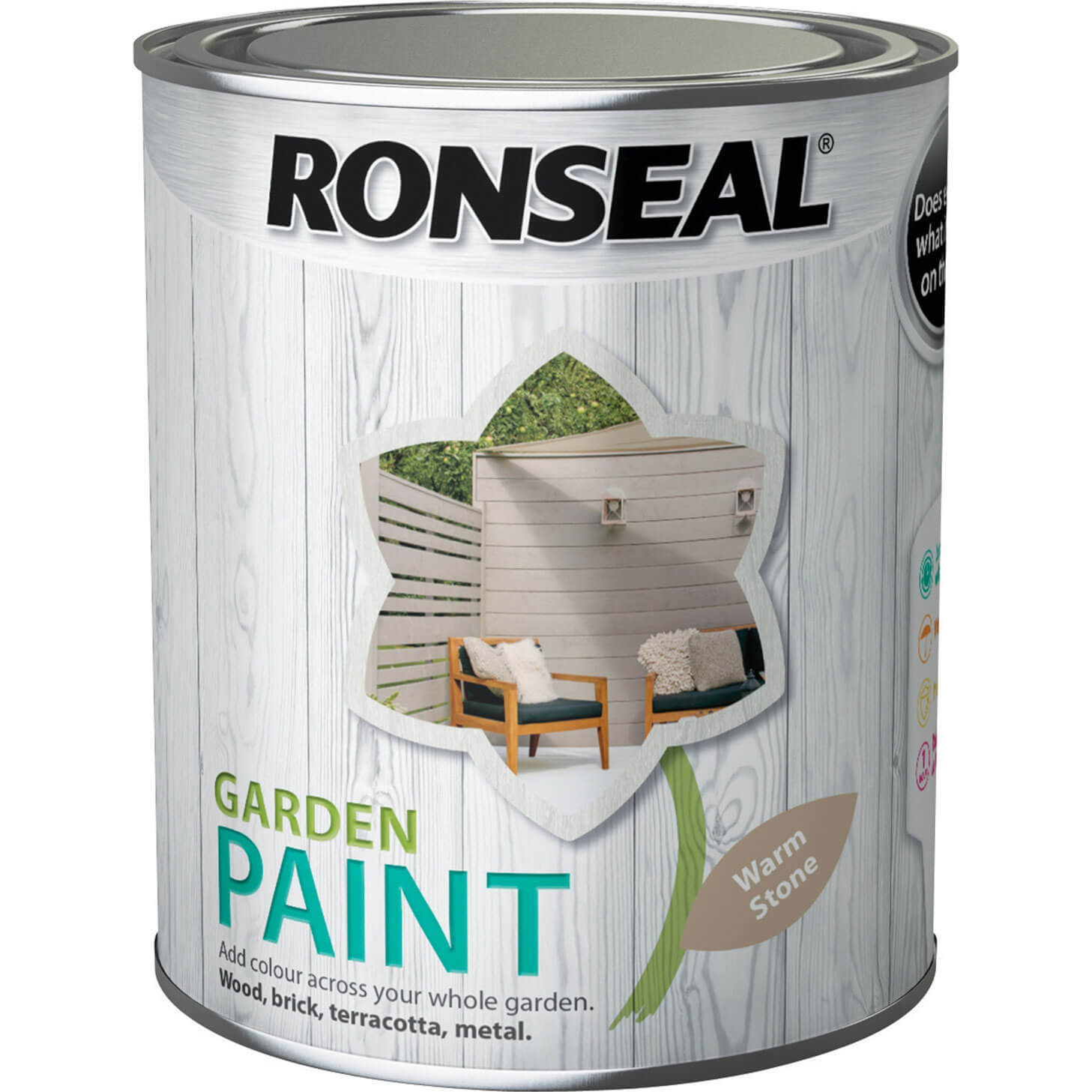 Ronseal General Purpose Garden Paint Warm Stone 750ml Price Comparisons | Compare The Build
